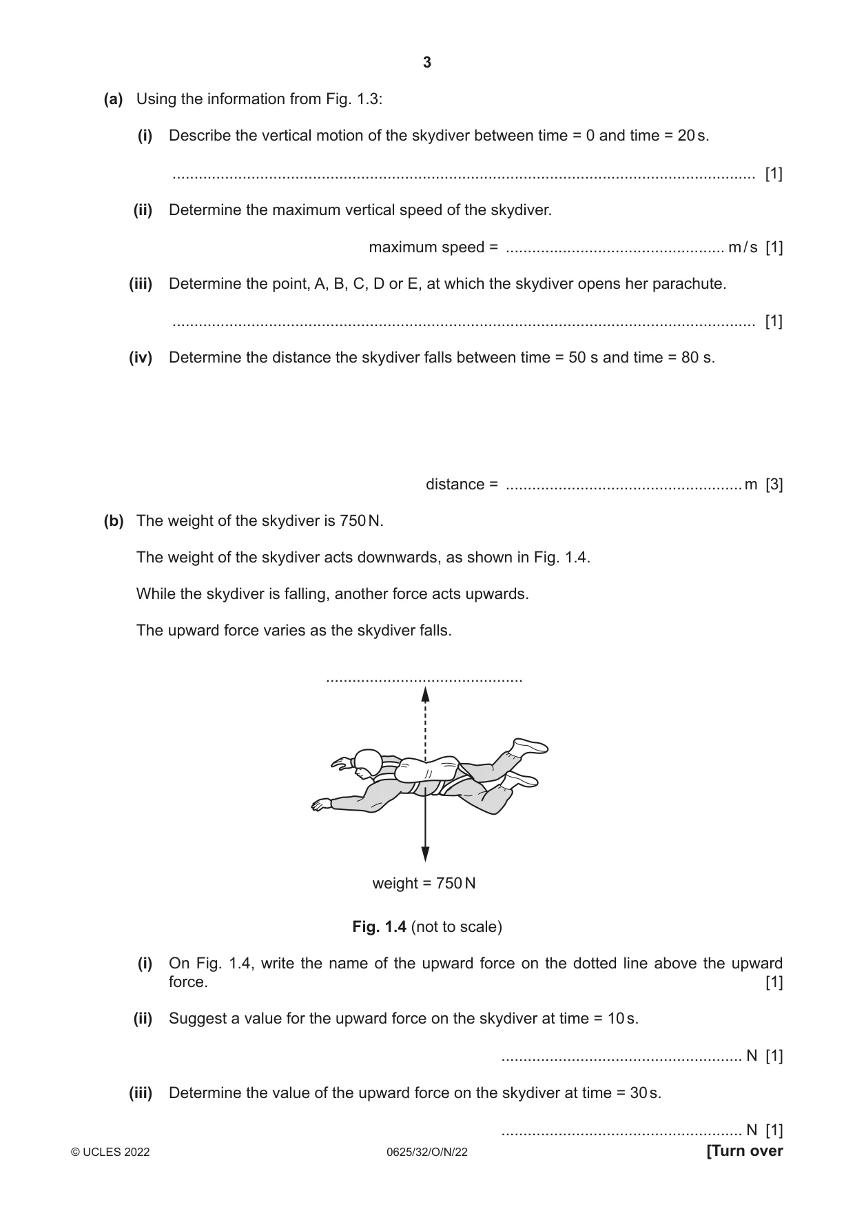 Cambridge IGCSE Physics 0625 2022 Oct/Nov Paper 3 · Variant 2 question paper, page 3 of 16