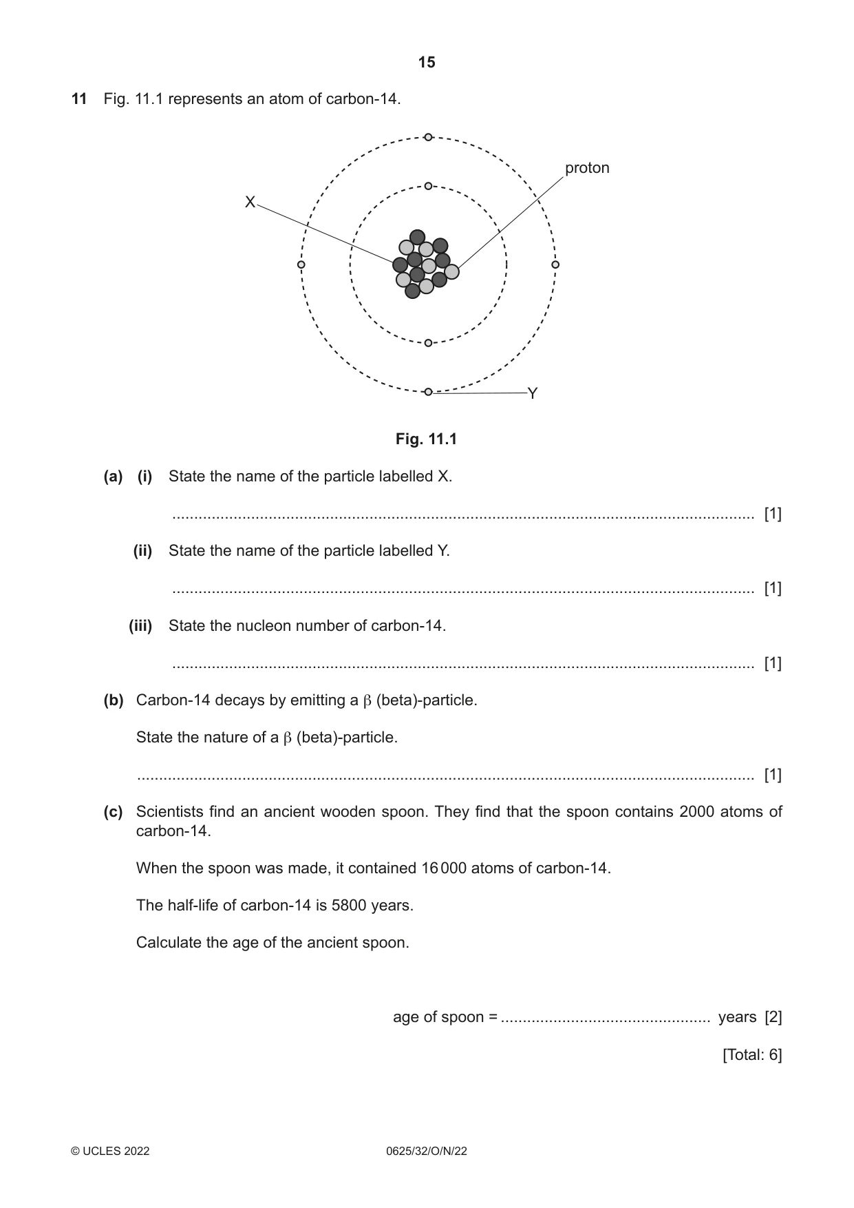Cambridge IGCSE Physics 0625 2022 Oct/Nov Paper 3 · Variant 2 question paper, page 15 of 16
