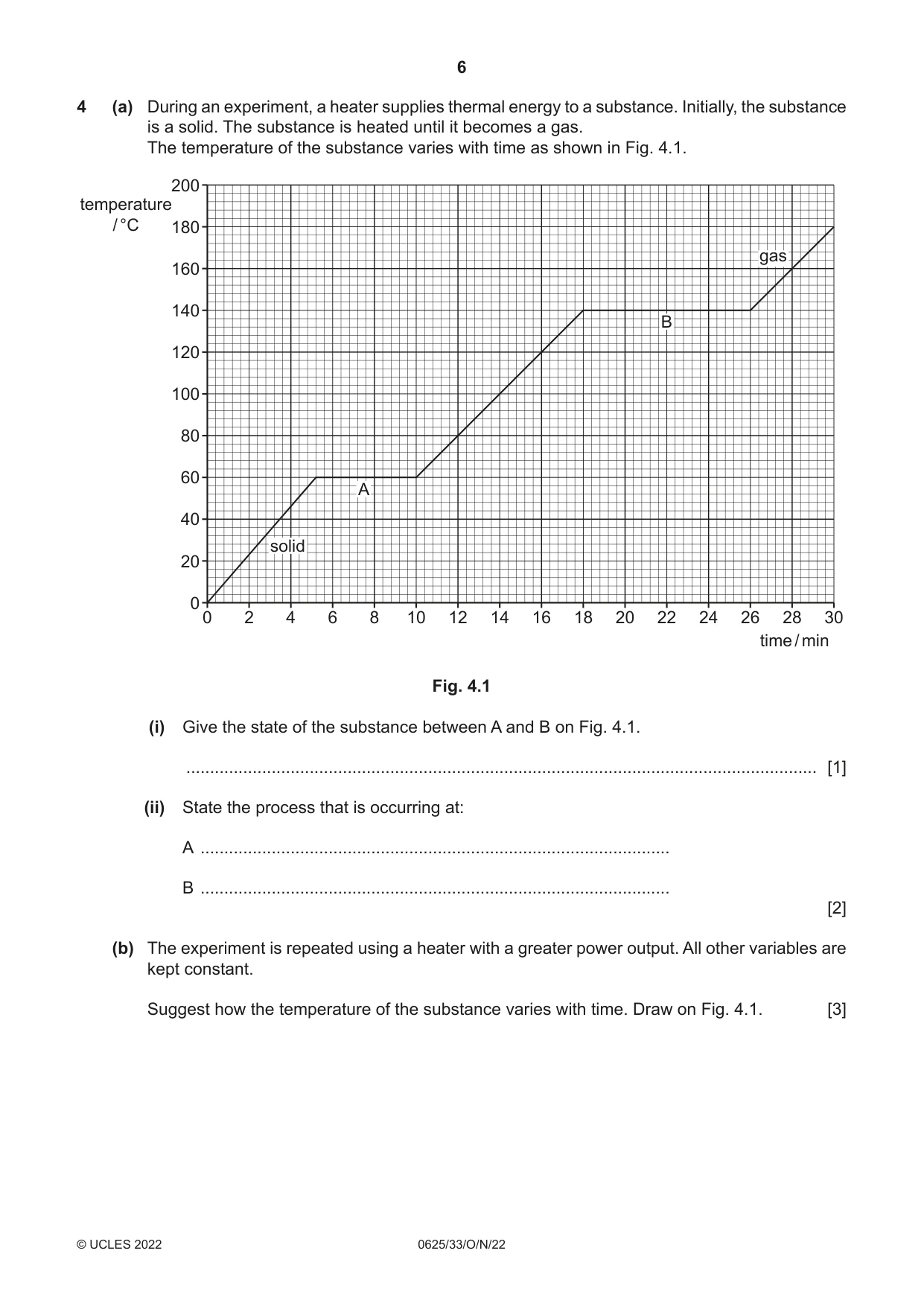 Cambridge IGCSE Physics 0625 2022 Oct/Nov Paper 3 · Variant 3 question paper, page 6 of 16
