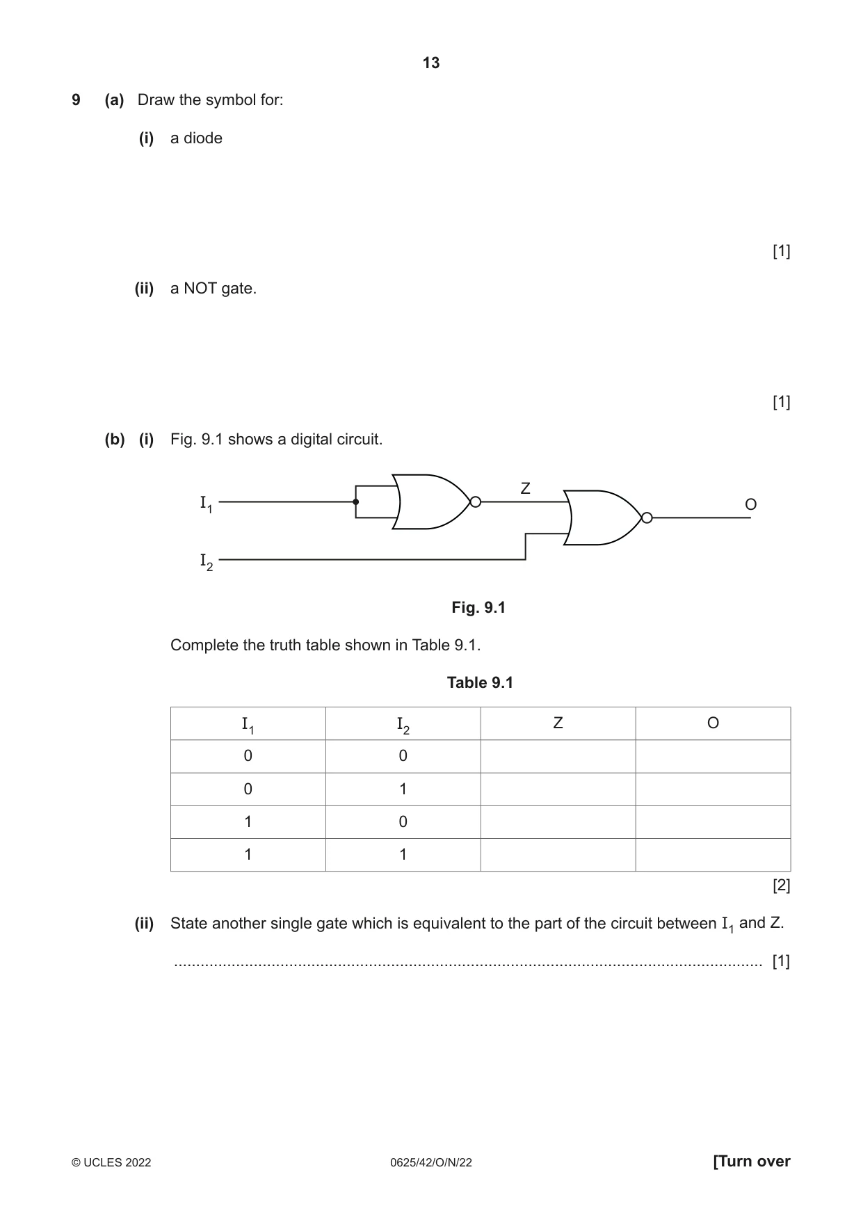 Cambridge IGCSE Physics 0625 2022 Oct/Nov Paper 4 · Variant 2 question paper, page 13 of 16
