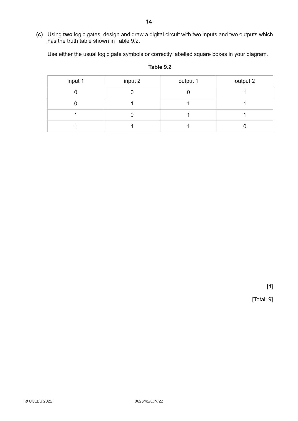 Cambridge IGCSE Physics 0625 2022 Oct/Nov Paper 4 · Variant 2 question paper, page 14 of 16