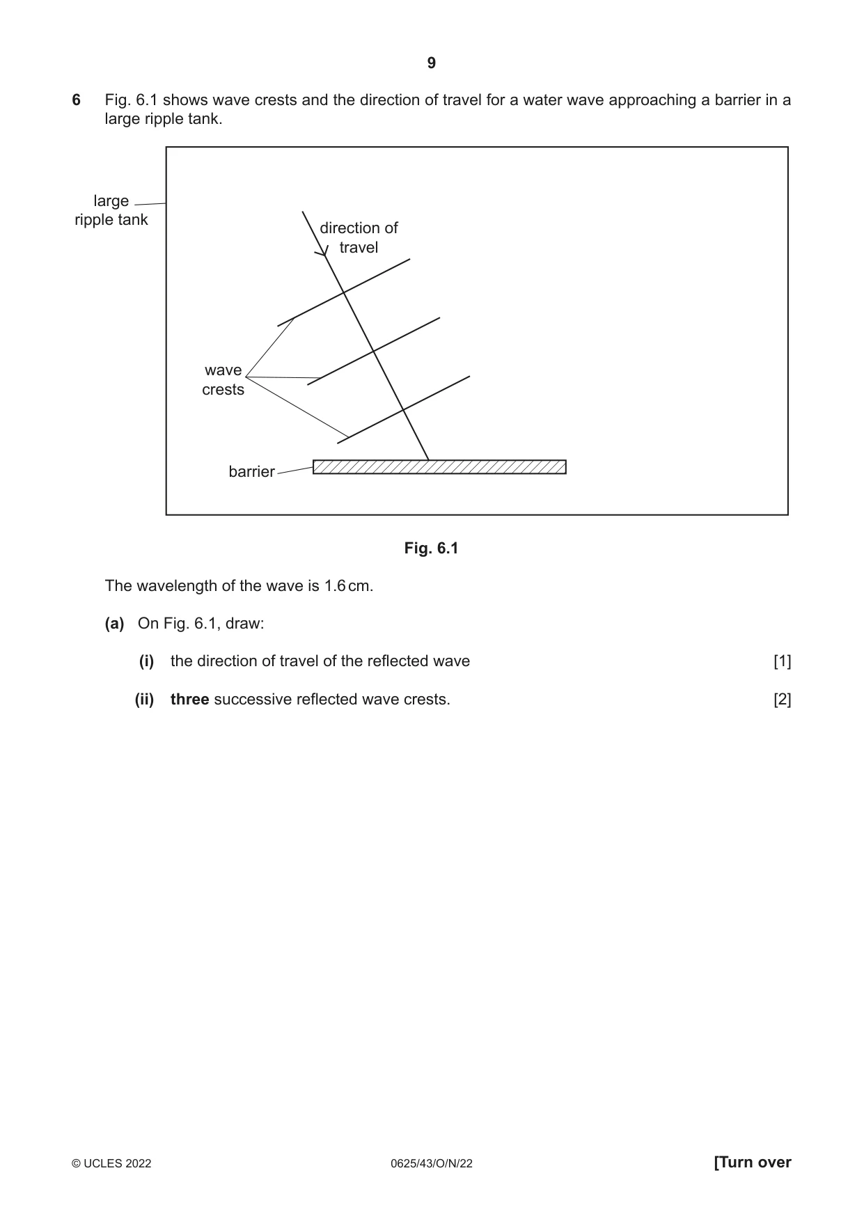Cambridge IGCSE Physics 0625 2022 Oct/Nov Paper 4 · Variant 3 question paper, page 9 of 16