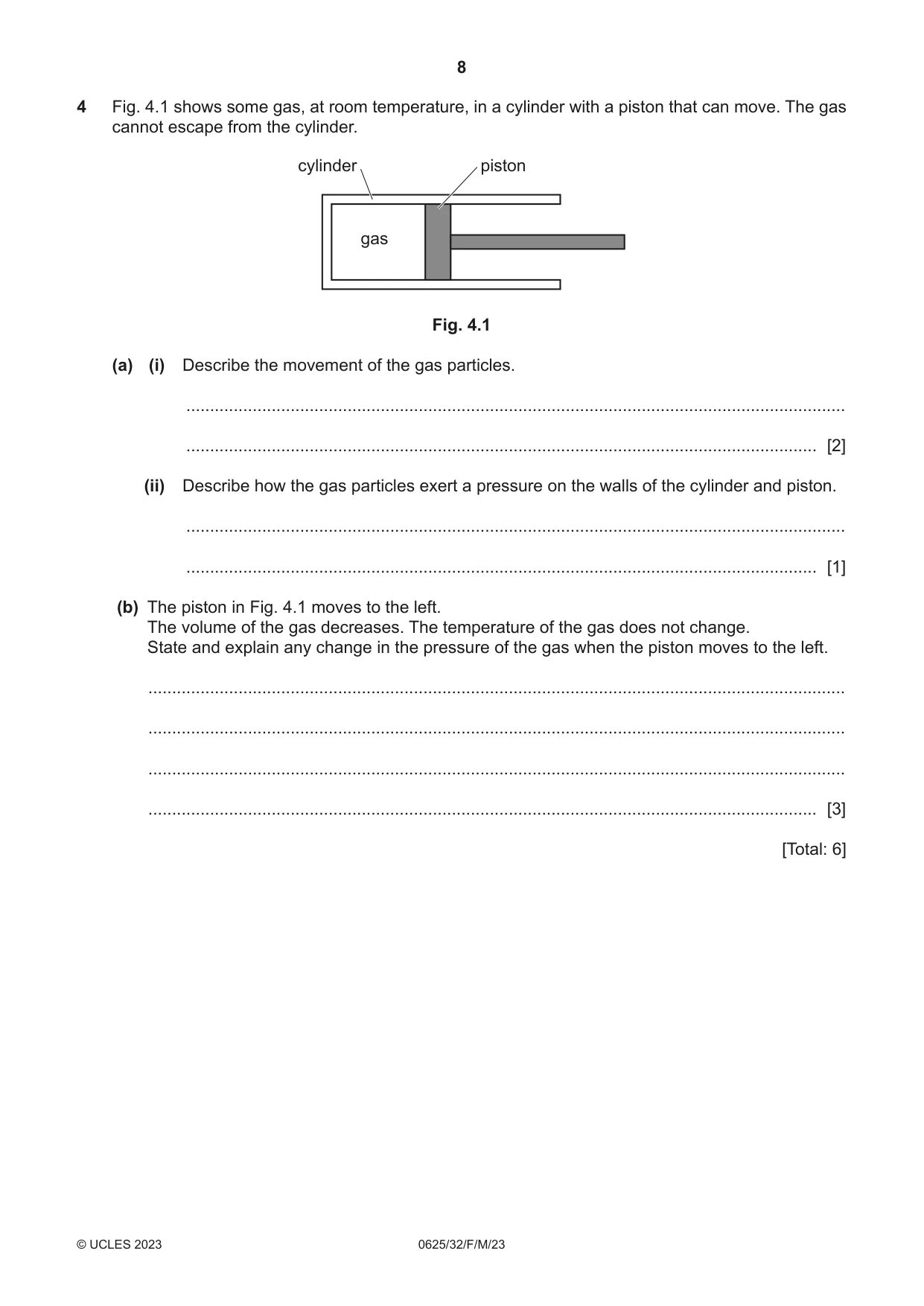 Cambridge IGCSE Physics 0625 2023 Feb/March Paper 3 · Variant 2 question paper, page 8 of 20