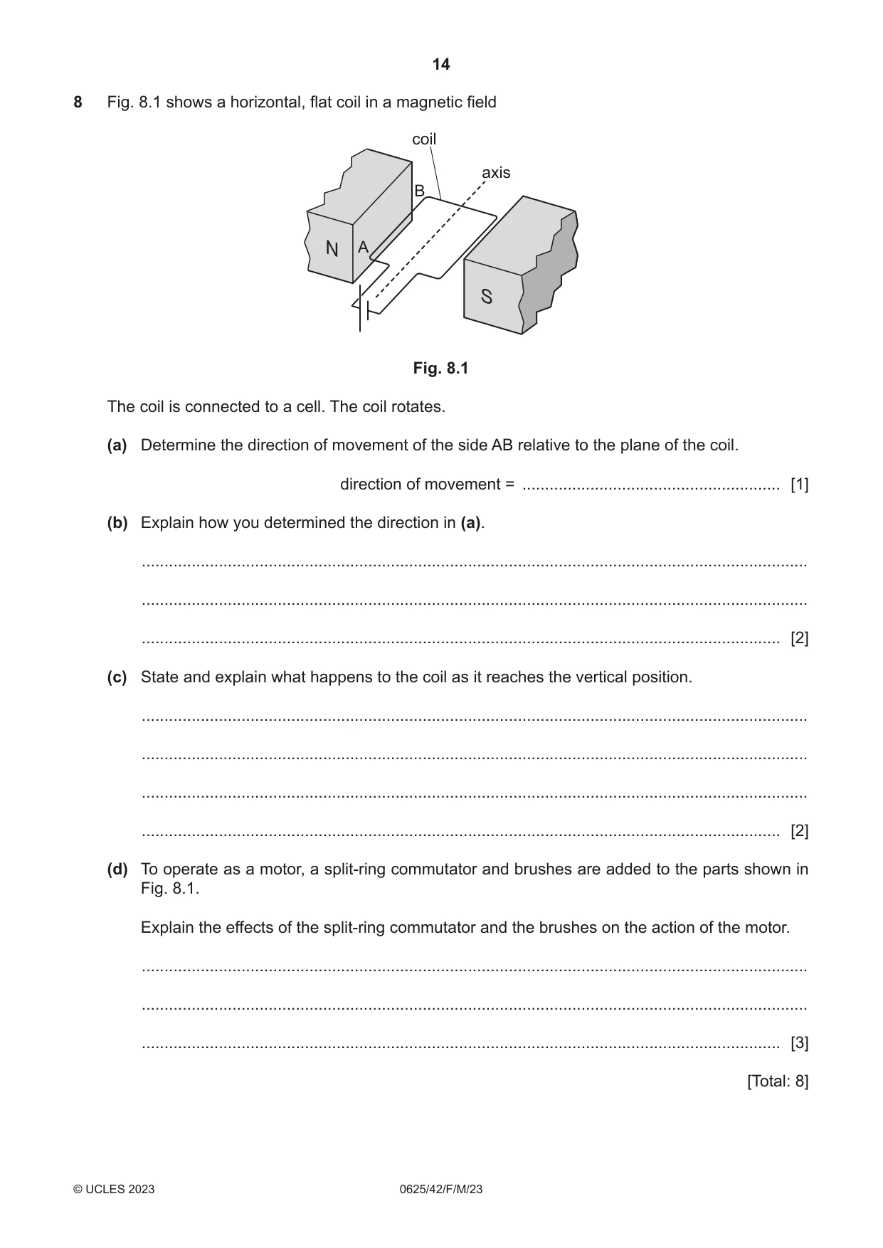 Cambridge IGCSE Physics 0625 2023 Feb/March Paper 4 · Variant 2 question paper, page 14 of 16