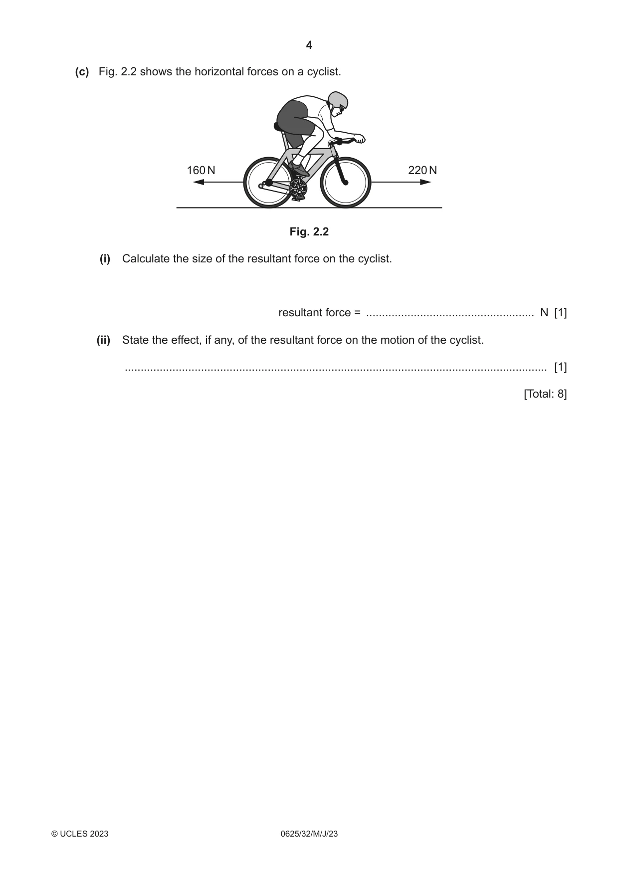 Cambridge IGCSE Physics 0625 2023 May/June Paper 3 · Variant 2 question paper, page 4 of 16