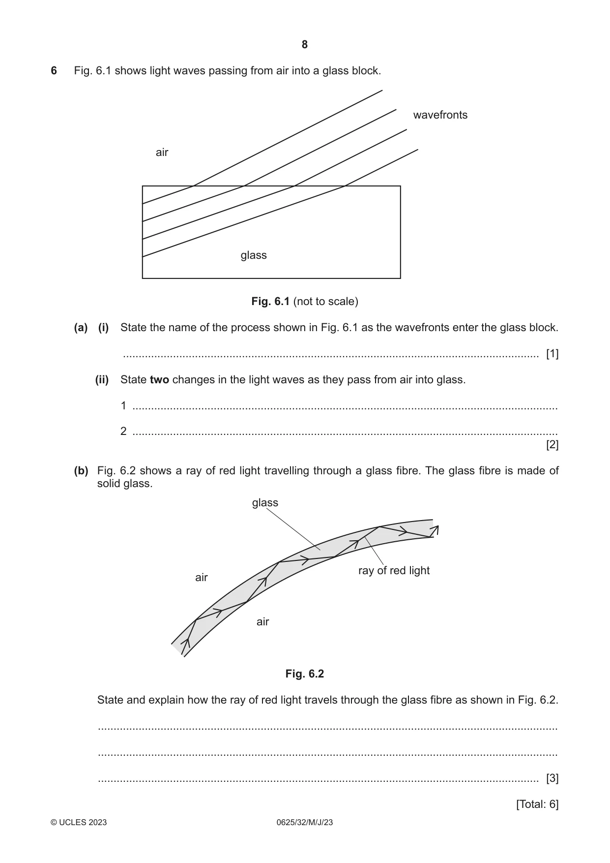Cambridge IGCSE Physics 0625 2023 May/June Paper 3 · Variant 2 question paper, page 8 of 16