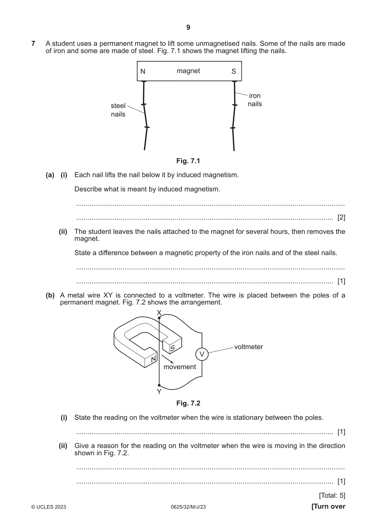 Cambridge IGCSE Physics 0625 2023 May/June Paper 3 · Variant 2 question paper, page 9 of 16