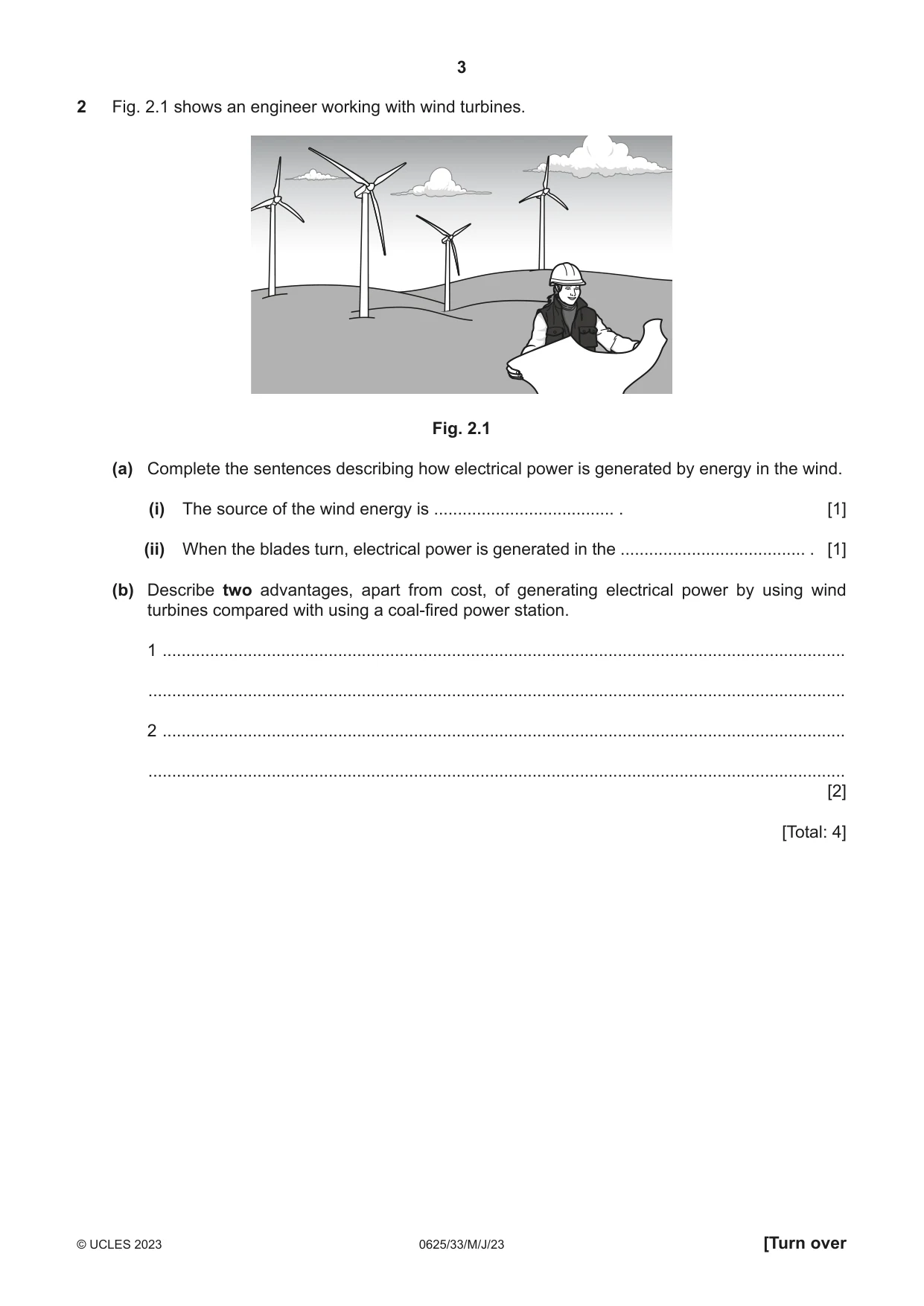 Cambridge IGCSE Physics 0625 2023 May/June Paper 3 · Variant 3 question paper, page 3 of 16
