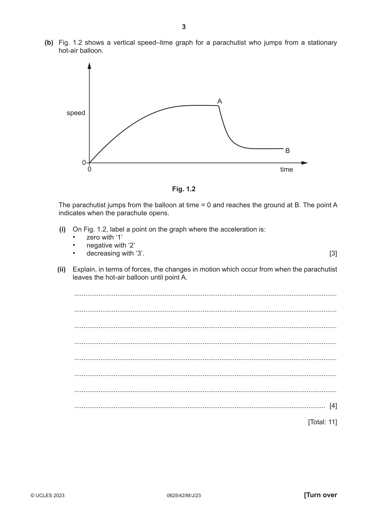 Cambridge IGCSE Physics 0625 2023 May/June Paper 4 · Variant 2 question paper, page 3 of 16