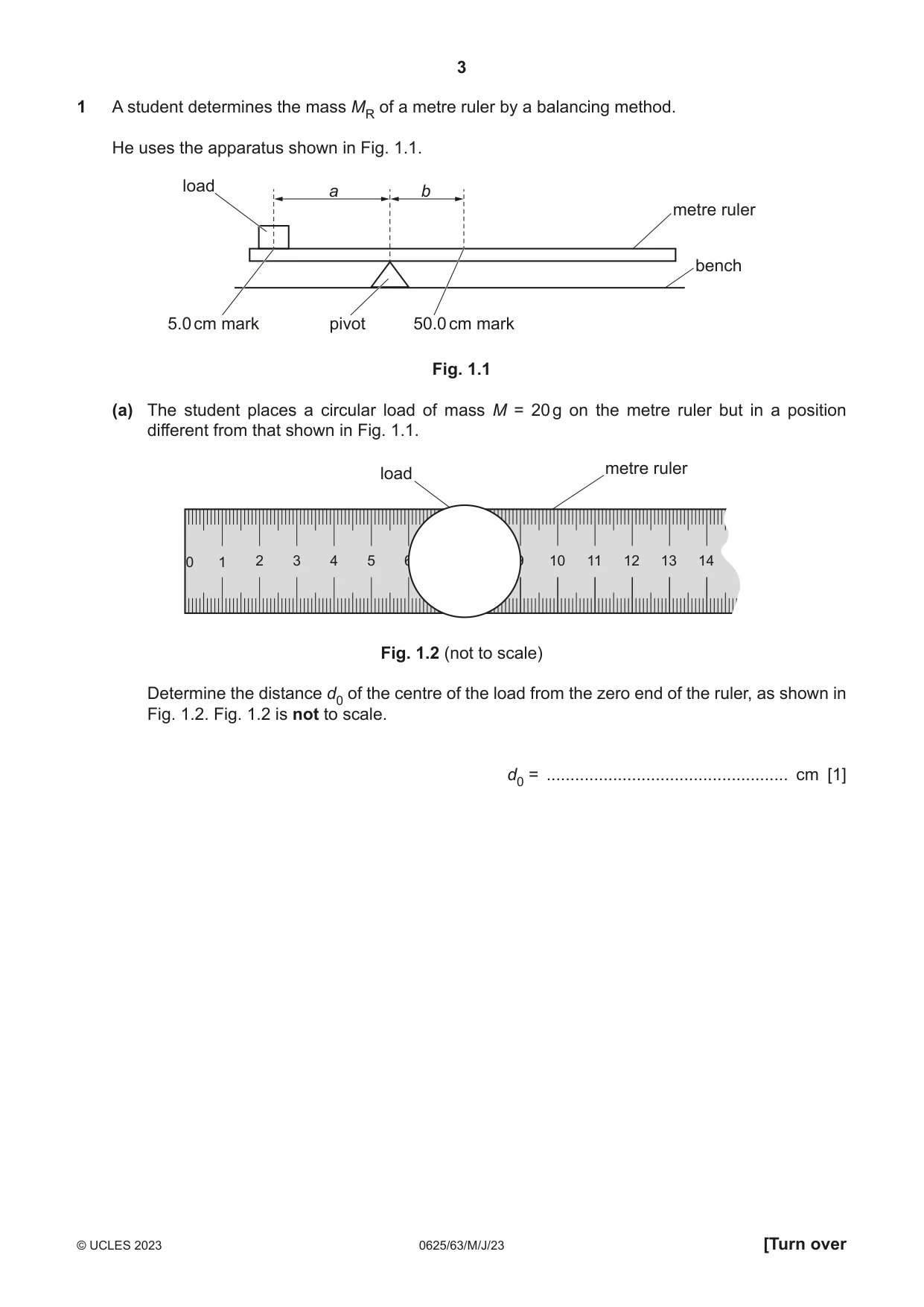 Cambridge IGCSE Physics 0625 2023 May/June Paper 6 · Variant 3 question paper, page 3 of 16