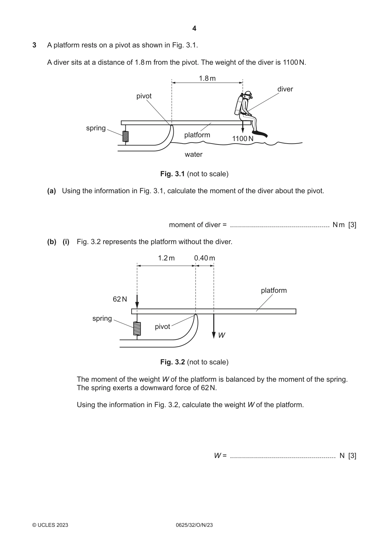 Cambridge IGCSE Physics 0625 2023 Oct/Nov Paper 3 · Variant 2 question paper, page 4 of 20