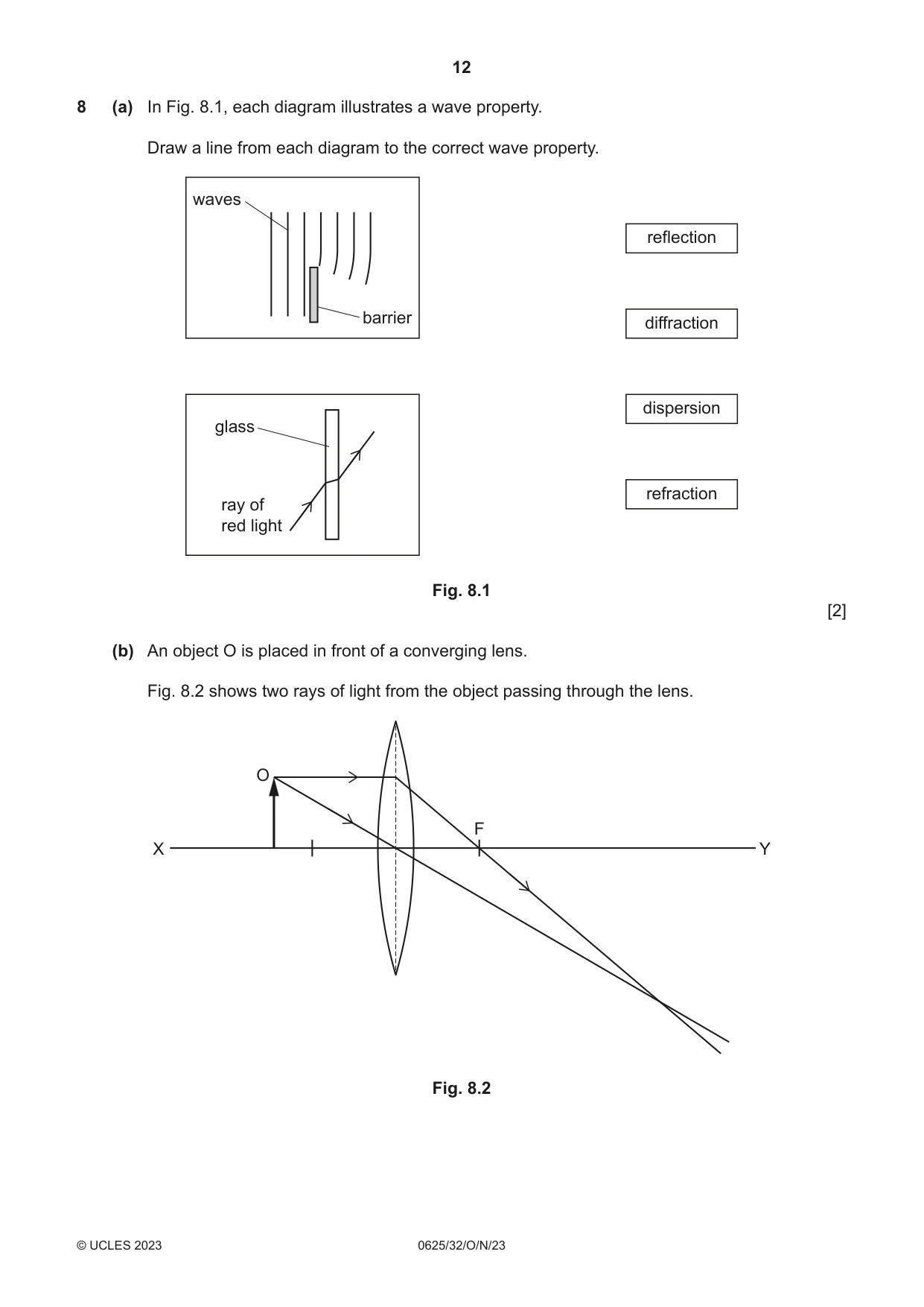 Cambridge IGCSE Physics 0625 2023 Oct/Nov Paper 3 · Variant 2 question paper, page 12 of 20
