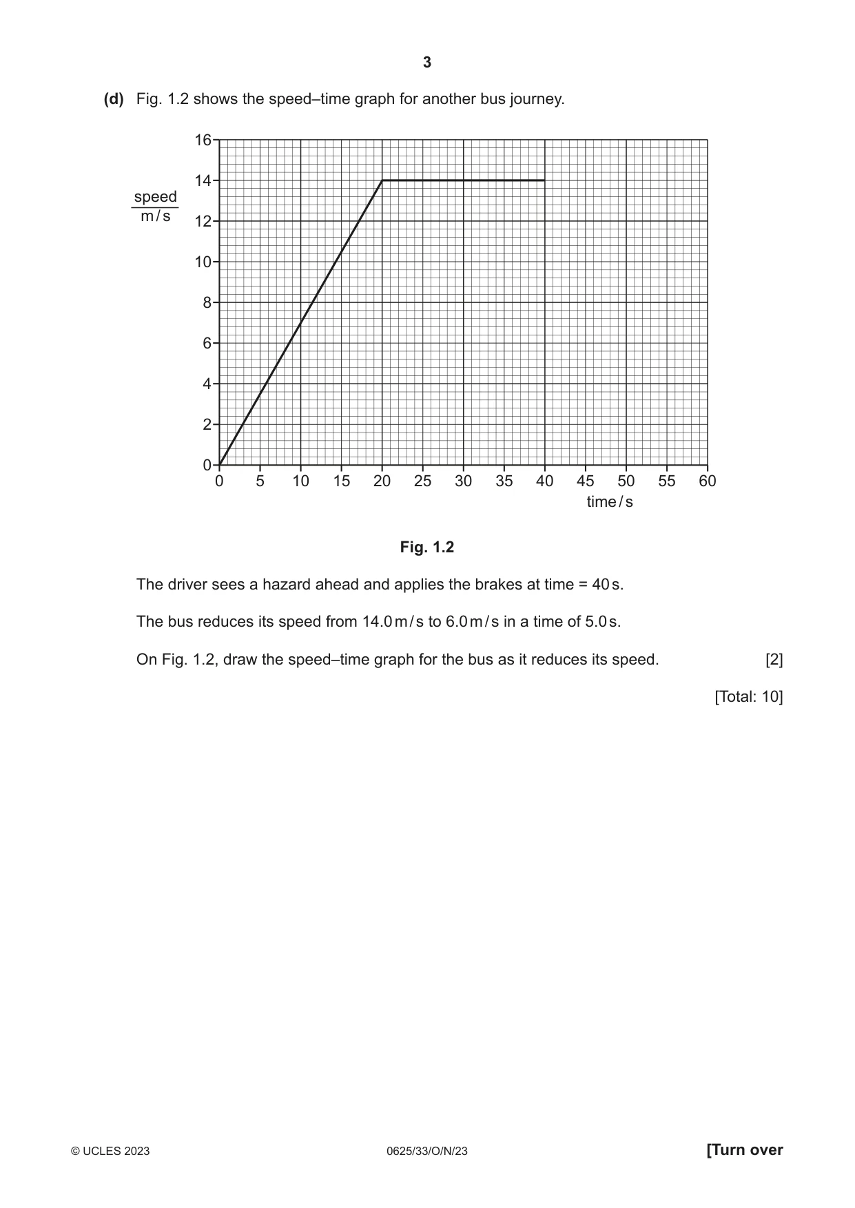 Cambridge IGCSE Physics 0625 2023 Oct/Nov Paper 3 · Variant 3 question paper, page 3 of 16