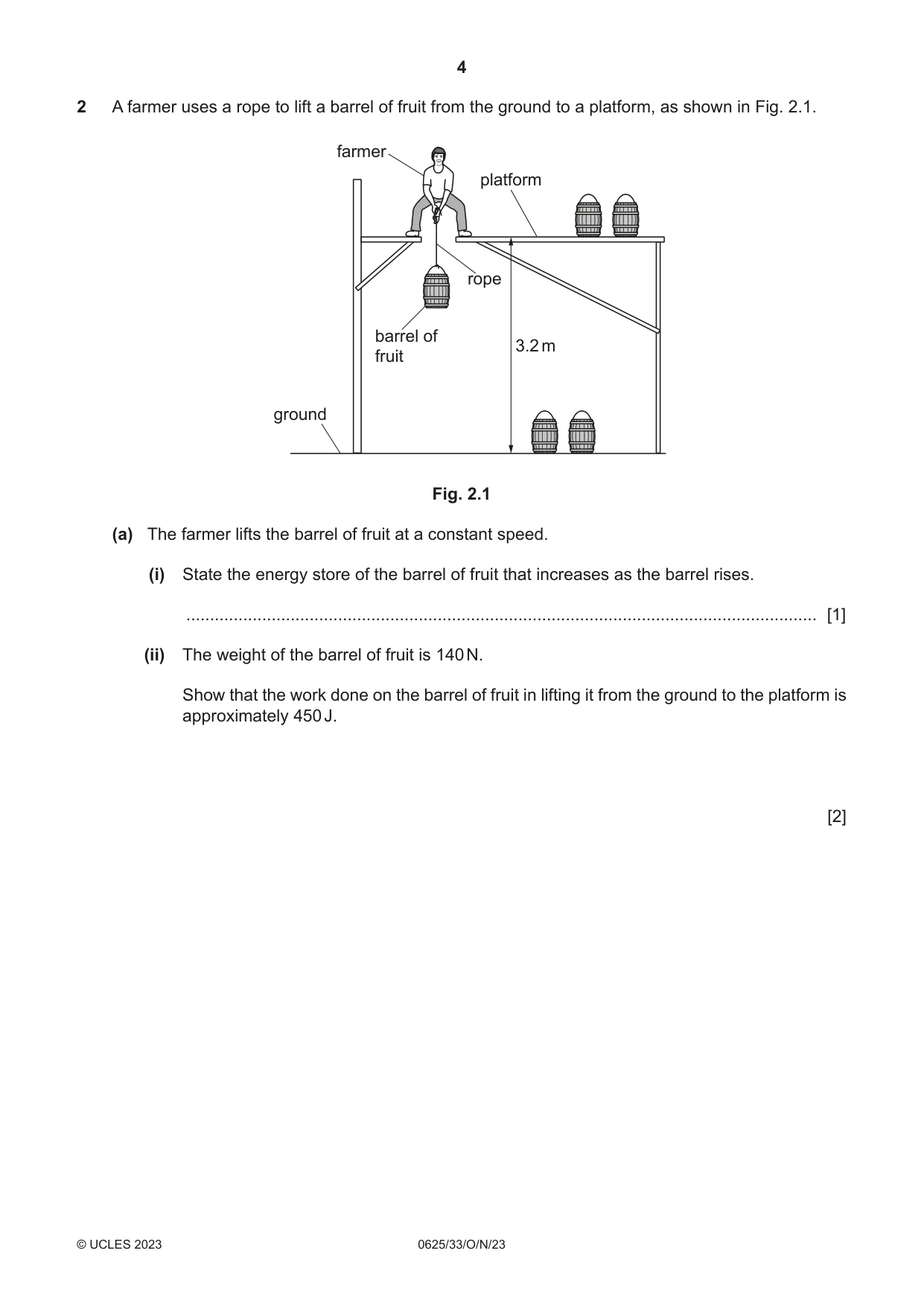 Cambridge IGCSE Physics 0625 2023 Oct/Nov Paper 3 · Variant 3 question paper, page 4 of 16