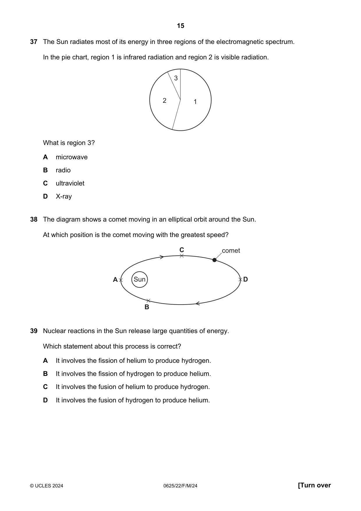 Cambridge IGCSE Physics 0625 2024 Feb/March Paper 2 · Variant 2 question paper, page 15 of 16