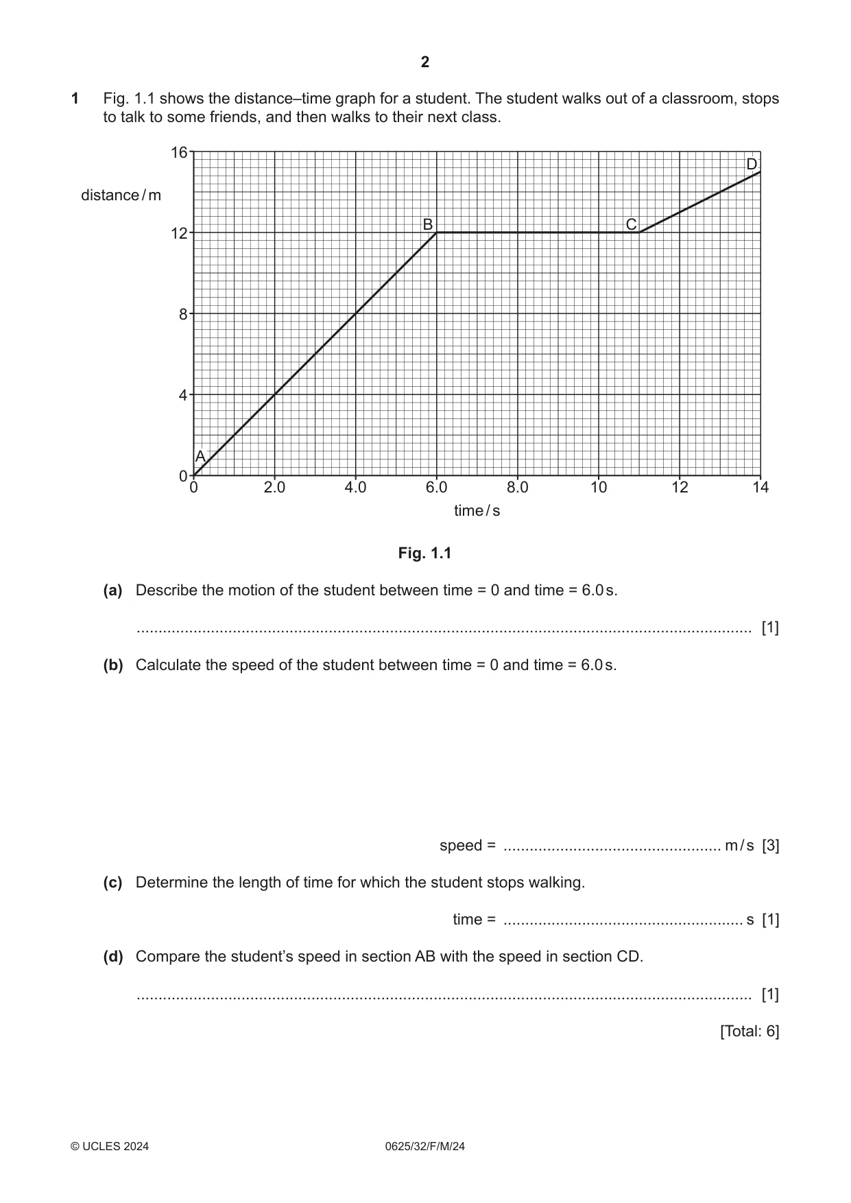 Cambridge IGCSE Physics 0625 2024 Feb/March Paper 3 · Variant 2 question paper, page 2 of 16