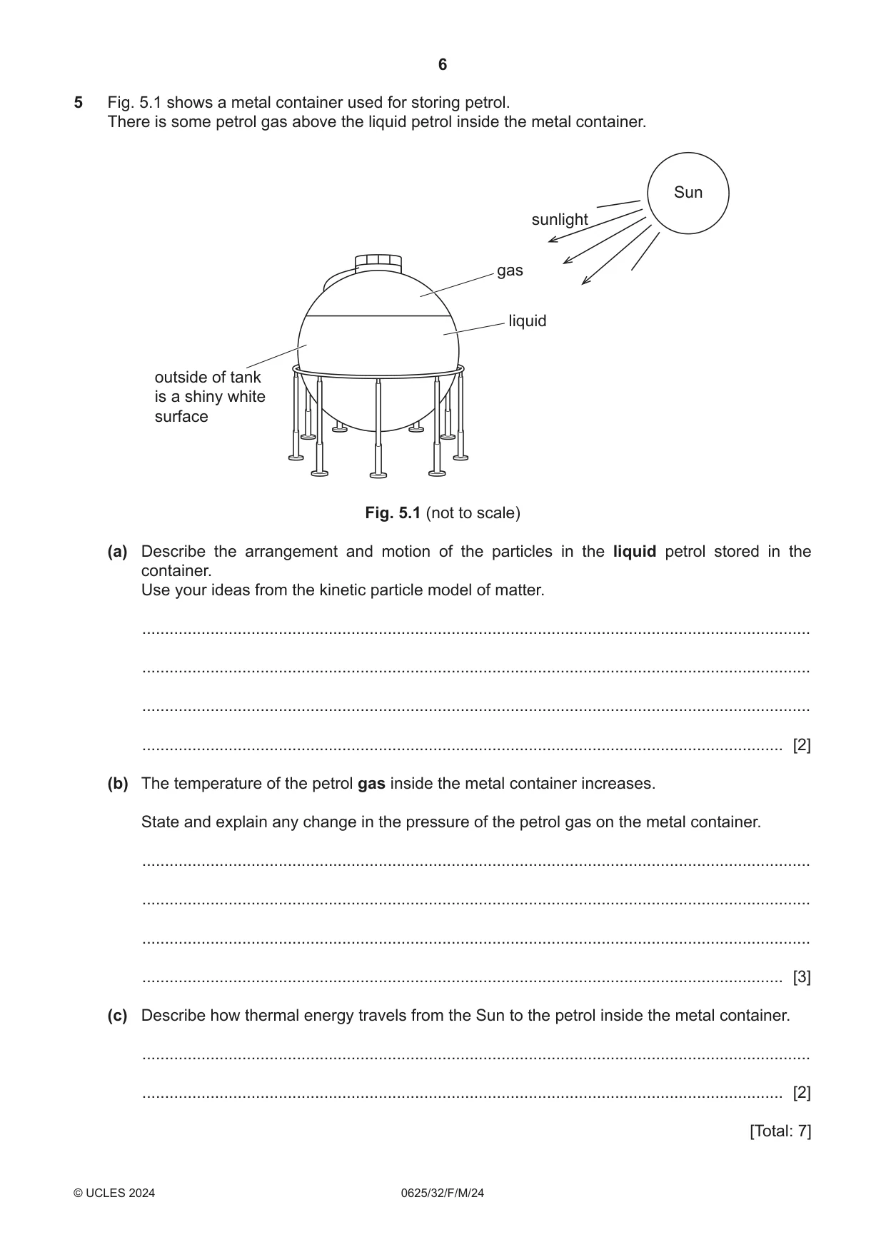 Cambridge IGCSE Physics 0625 2024 Feb/March Paper 3 · Variant 2 question paper, page 6 of 16