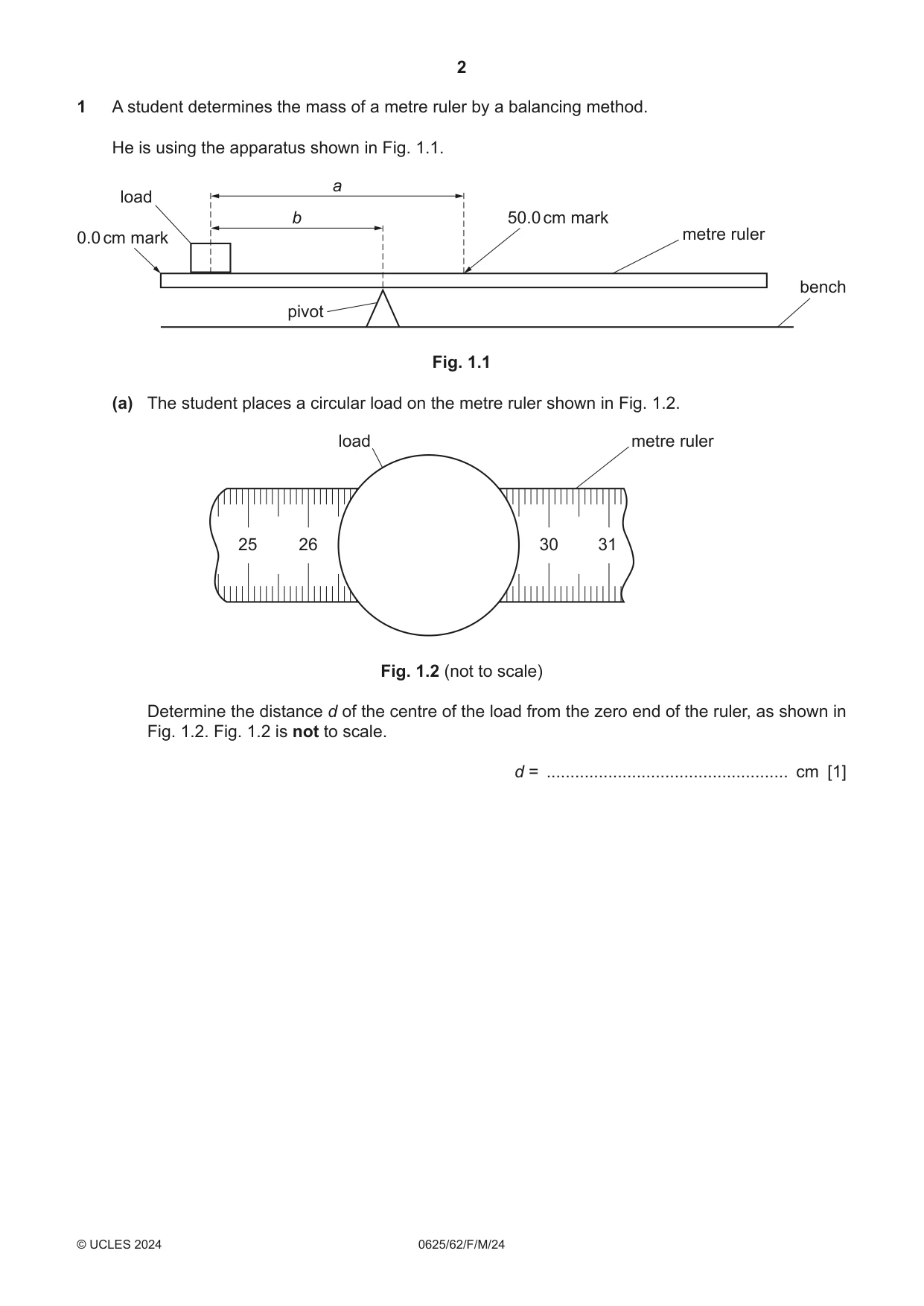 Cambridge IGCSE Physics 0625 2024 Feb/March Paper 6 · Variant 2 question paper, page 2 of 16