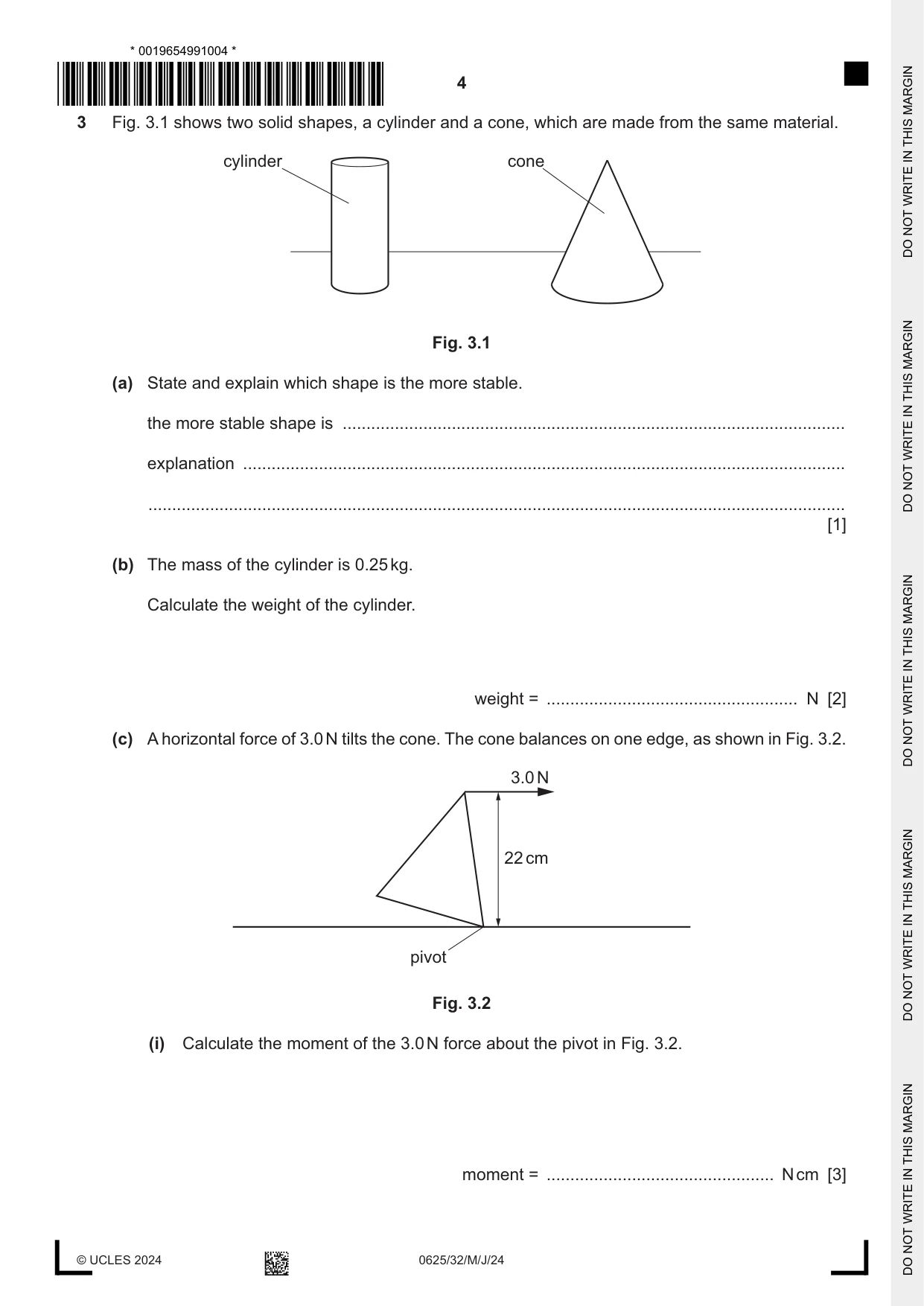 Cambridge IGCSE Physics 0625 2024 May/June Paper 3 · Variant 2 question paper, page 4 of 16