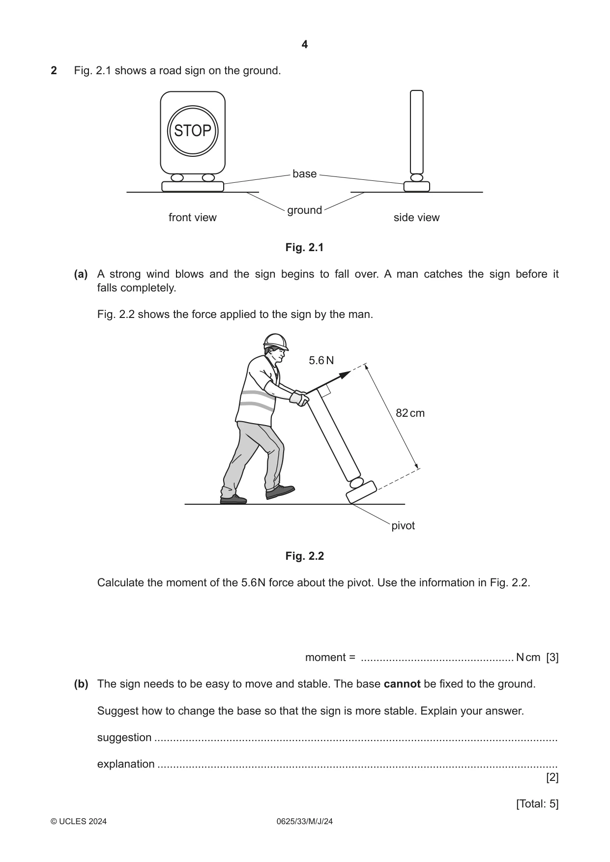 Cambridge IGCSE Physics 0625 2024 May/June Paper 3 · Variant 3 question paper, page 4 of 16