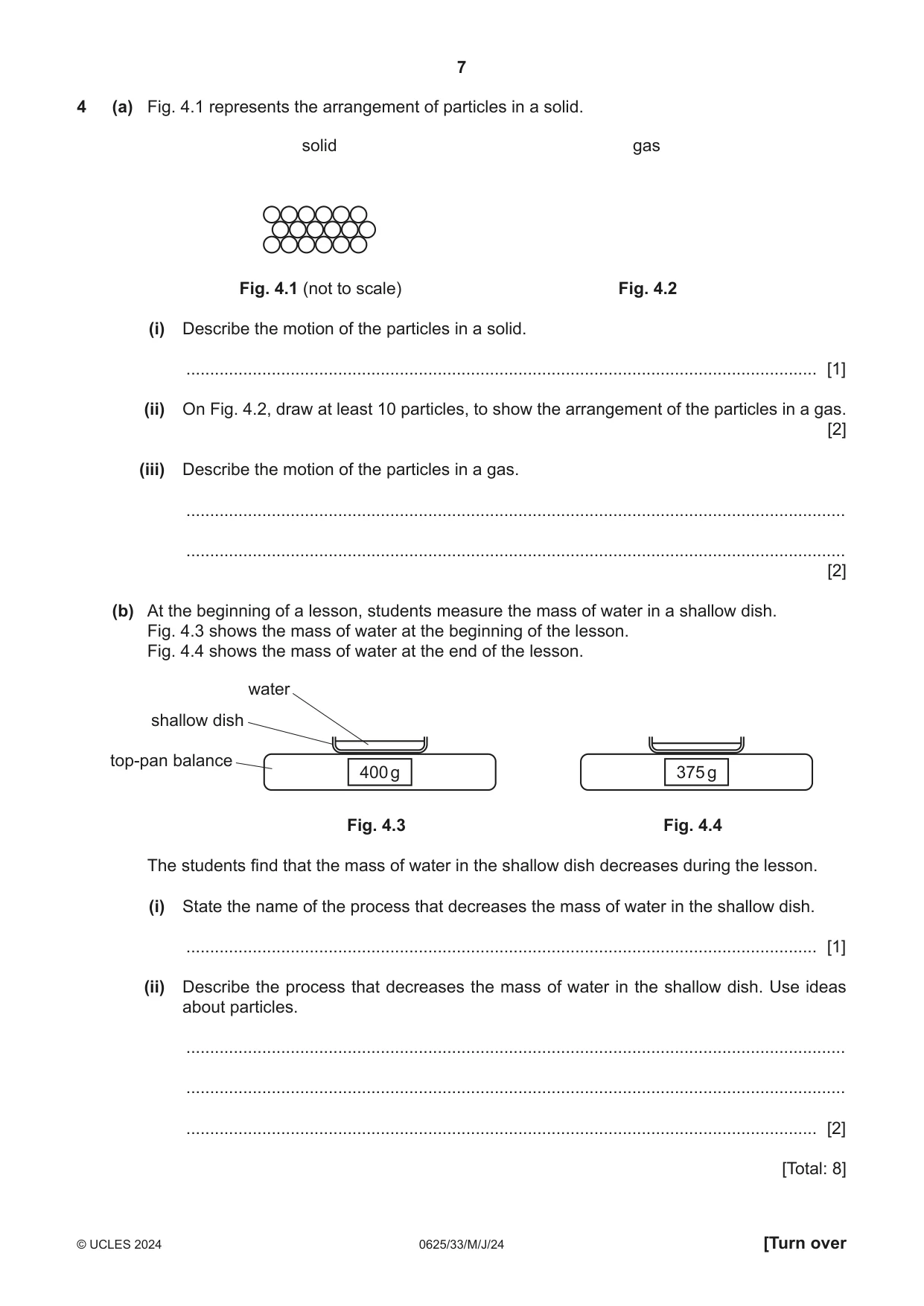 Cambridge IGCSE Physics 0625 2024 May/June Paper 3 · Variant 3 question paper, page 7 of 16