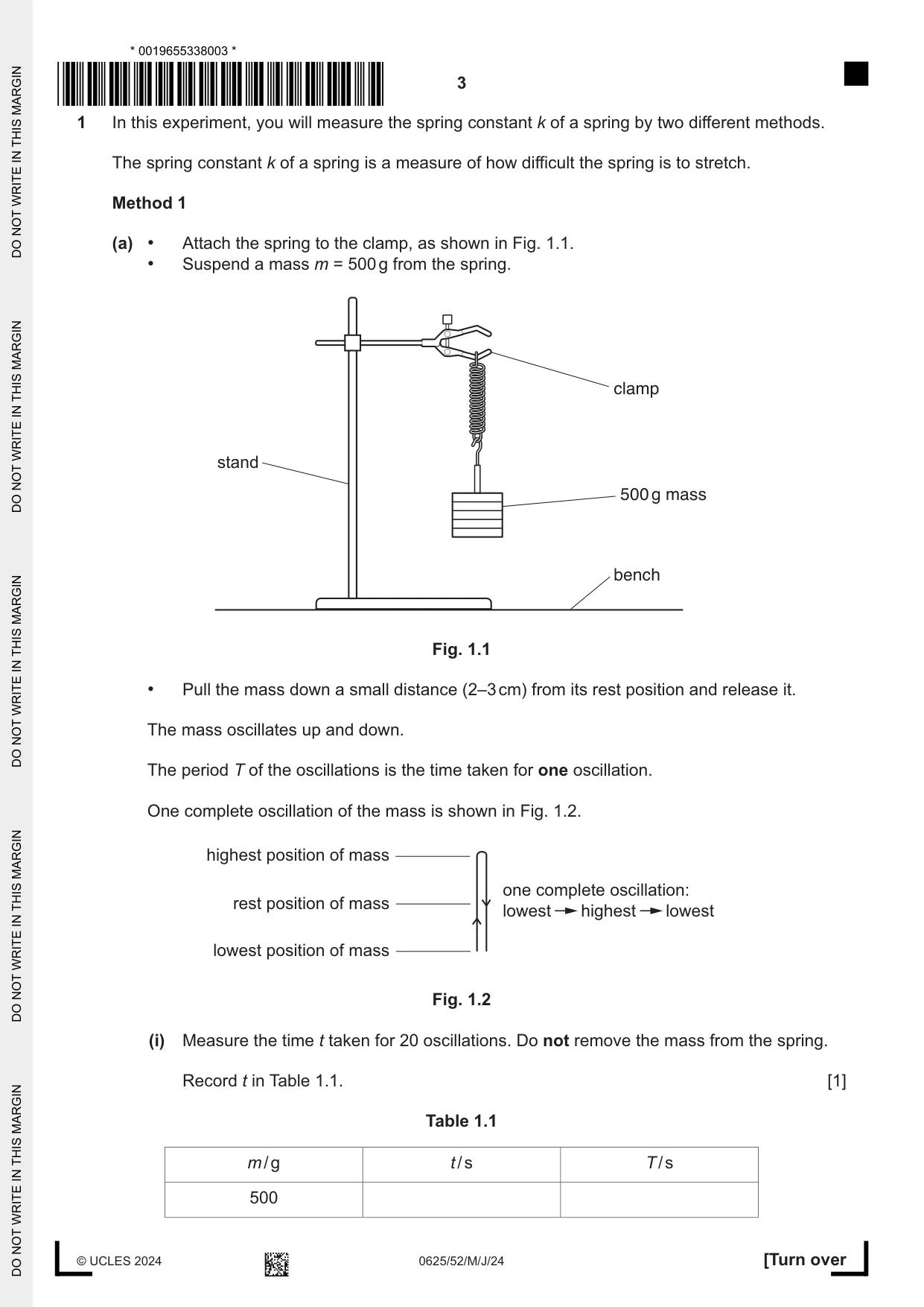 Cambridge IGCSE Physics 0625 2024 May/June Paper 5 · Variant 2 question paper, page 3 of 16