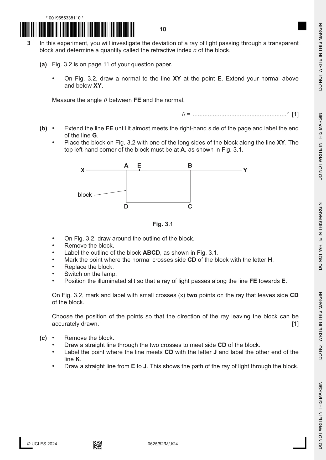 Cambridge IGCSE Physics 0625 2024 May/June Paper 5 · Variant 2 question paper, page 10 of 16