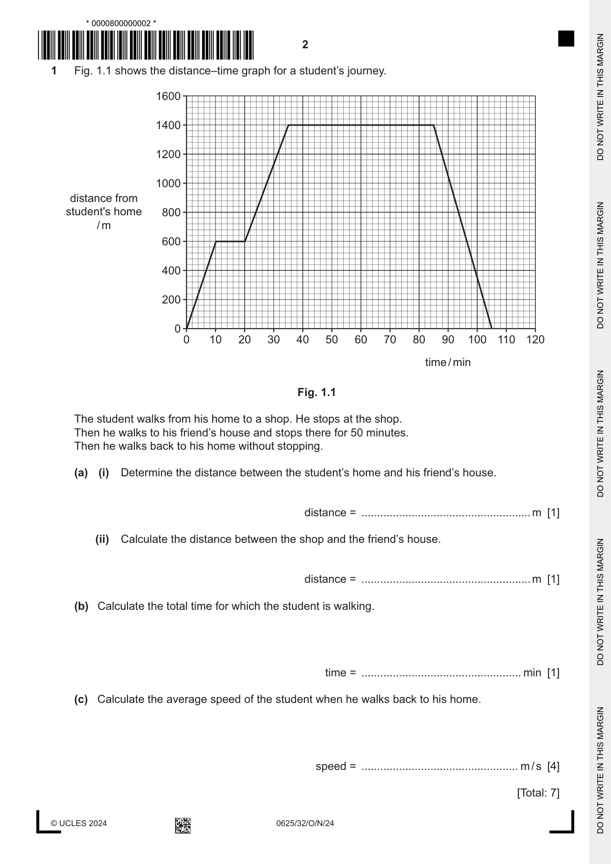 Cambridge IGCSE Physics 0625 2024 Oct/Nov Paper 3 · Variant 2 question paper, page 2 of 20