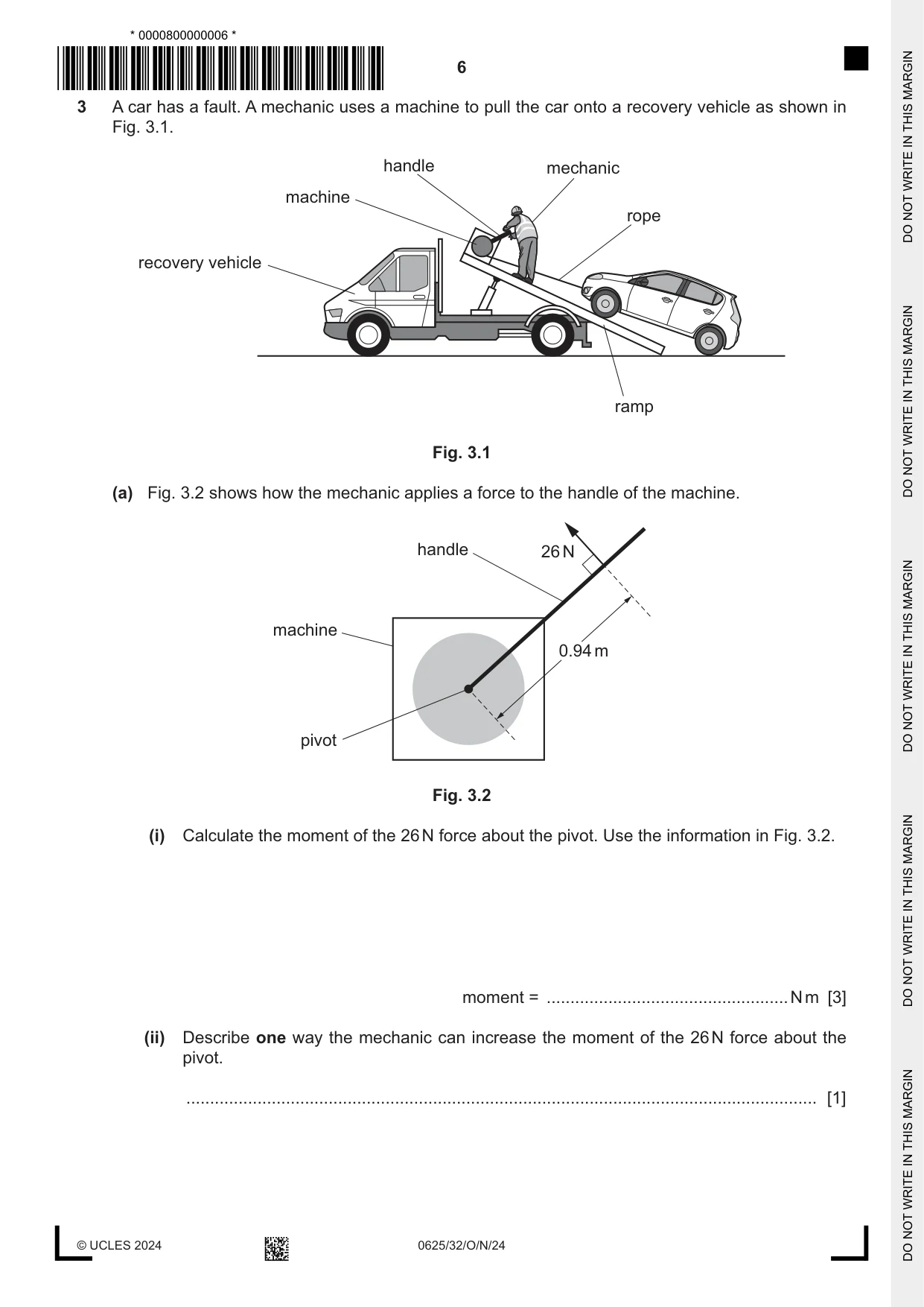 Cambridge IGCSE Physics 0625 2024 Oct/Nov Paper 3 · Variant 2 question paper, page 6 of 20
