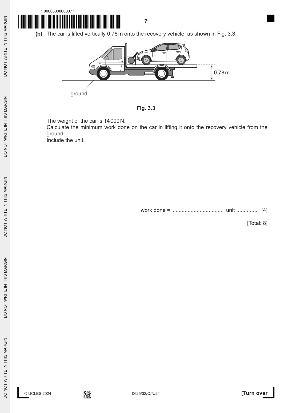 Cambridge IGCSE Physics 0625 2024 Oct/Nov Paper 3 · Variant 2 question paper, page 7 of 20
