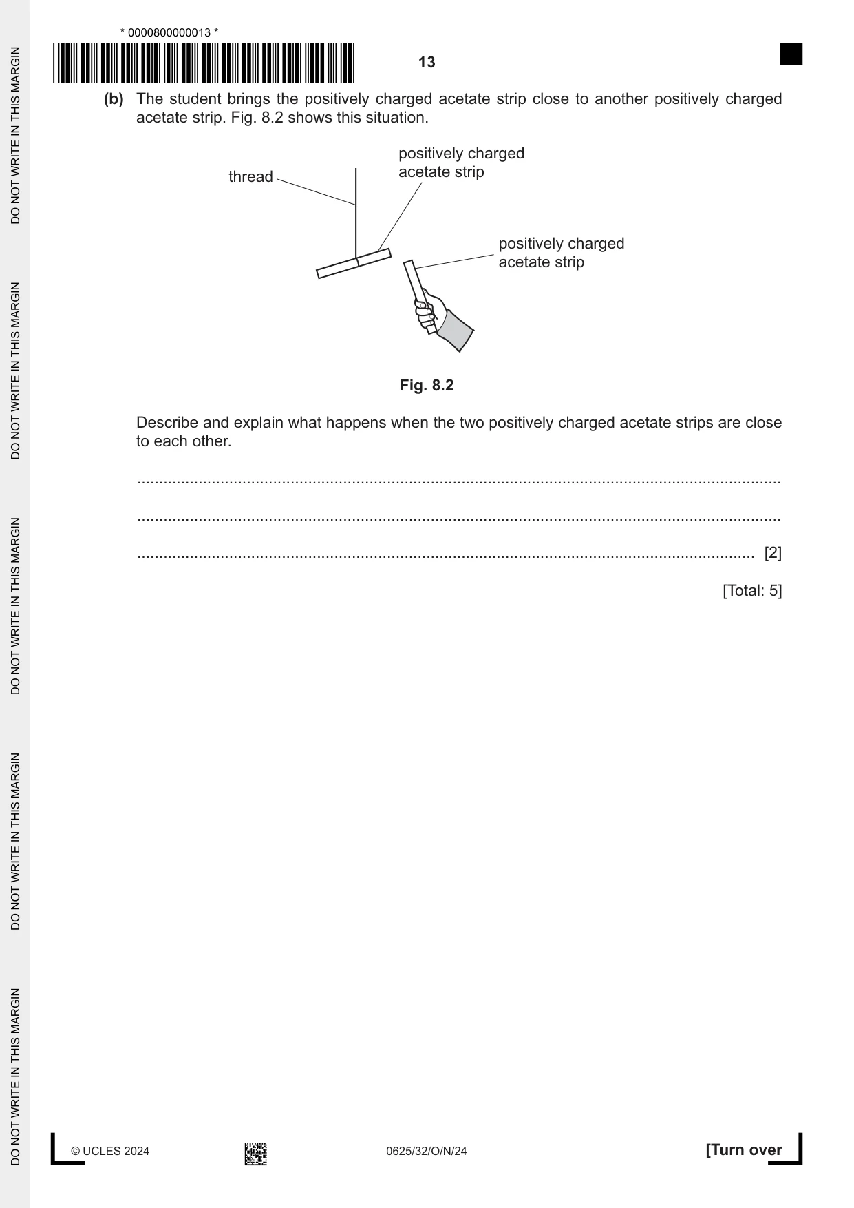 Cambridge IGCSE Physics 0625 2024 Oct/Nov Paper 3 · Variant 2 question paper, page 13 of 20