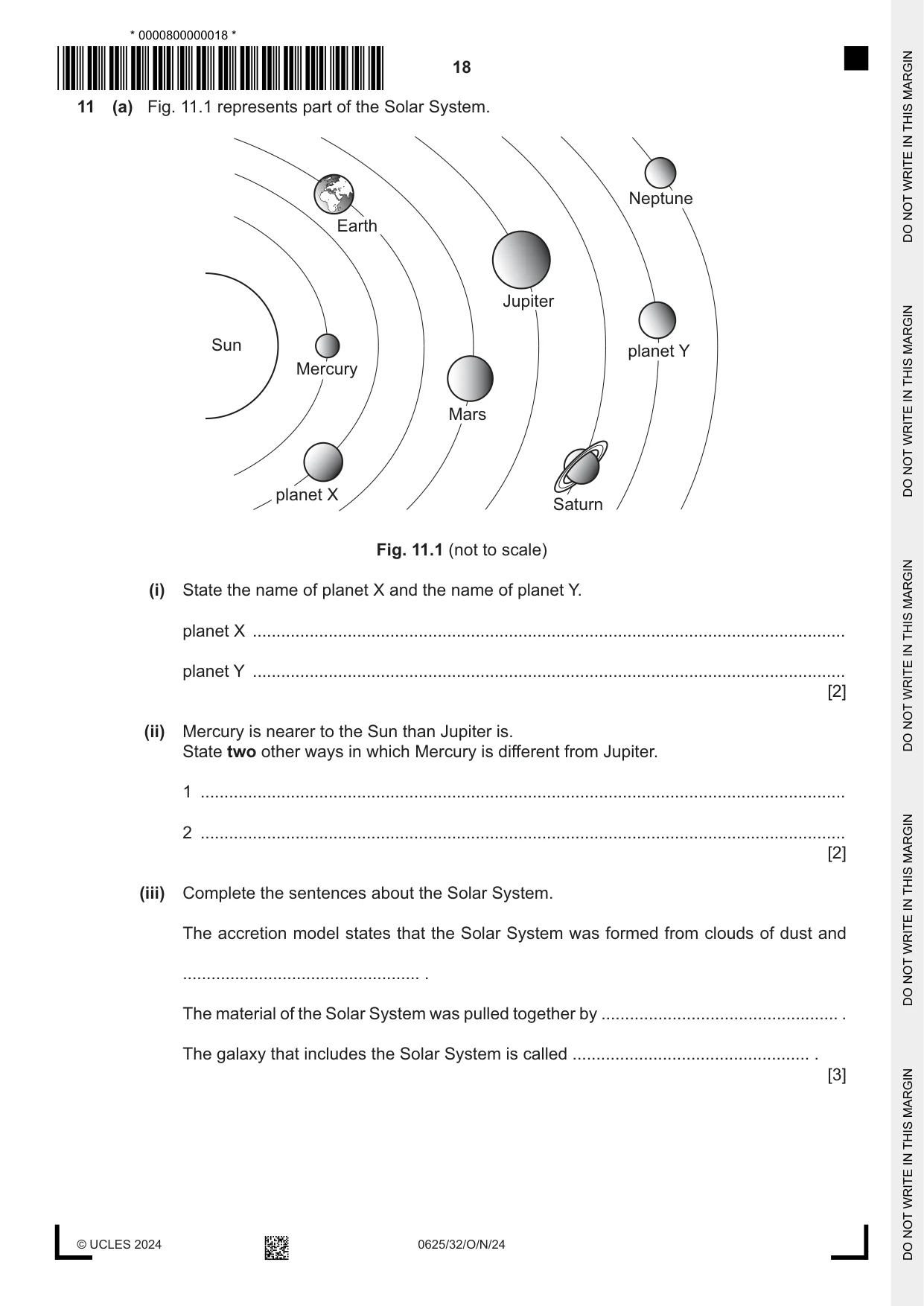Cambridge IGCSE Physics 0625 2024 Oct/Nov Paper 3 · Variant 2 question paper, page 18 of 20