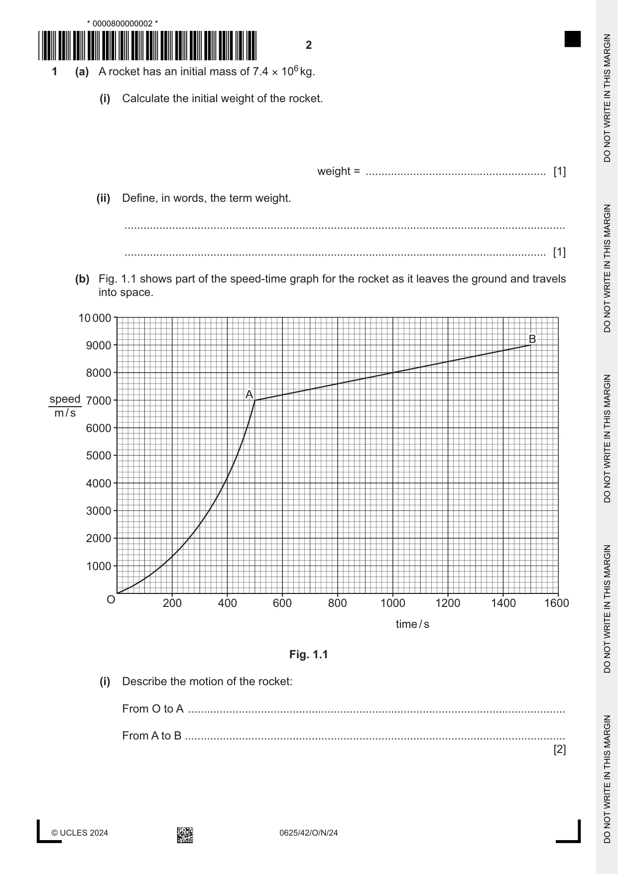Cambridge IGCSE Physics 0625 2024 Oct/Nov Paper 4 · Variant 2 question paper, page 2 of 16