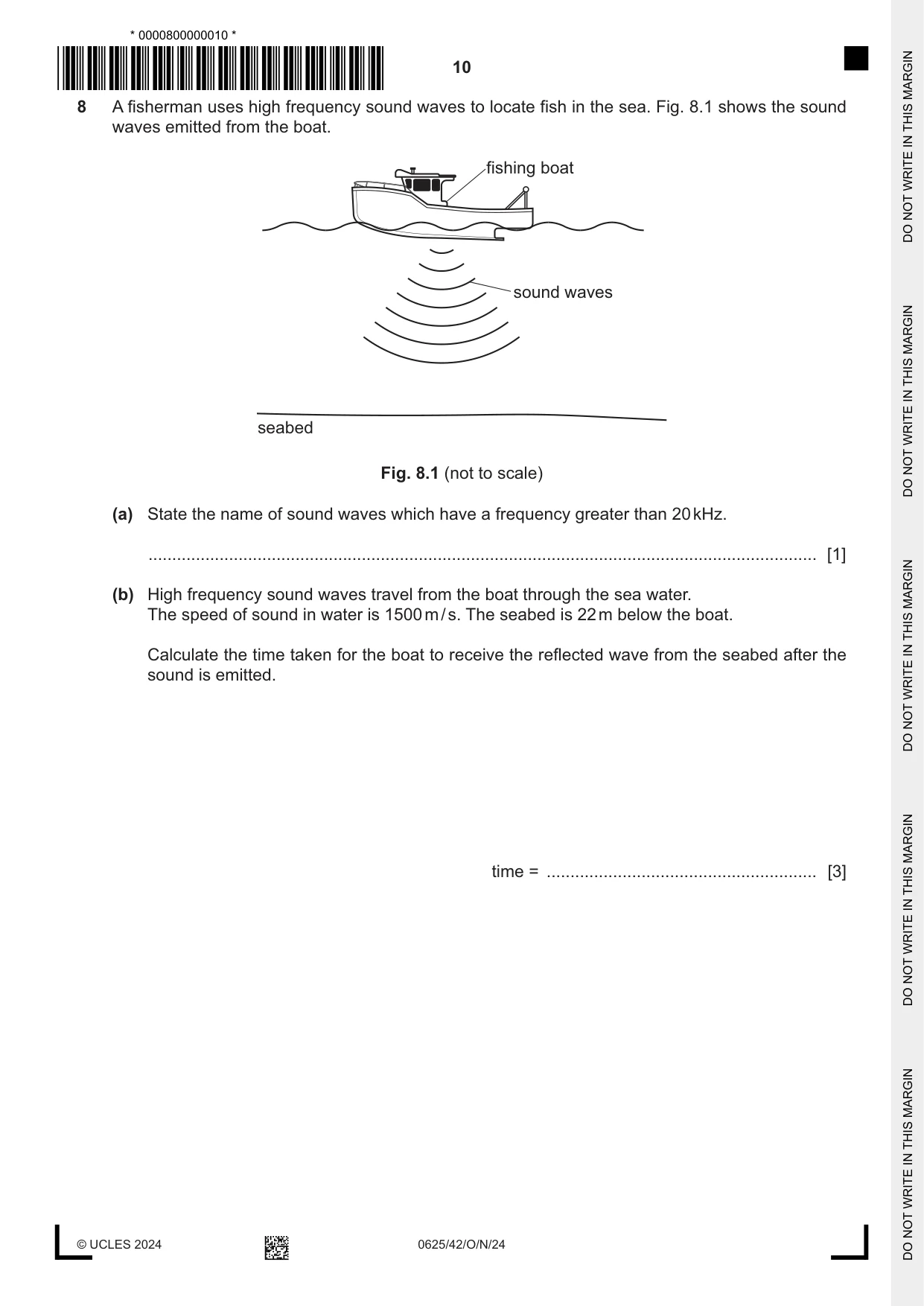 Cambridge IGCSE Physics 0625 2024 Oct/Nov Paper 4 · Variant 2 question paper, page 10 of 16