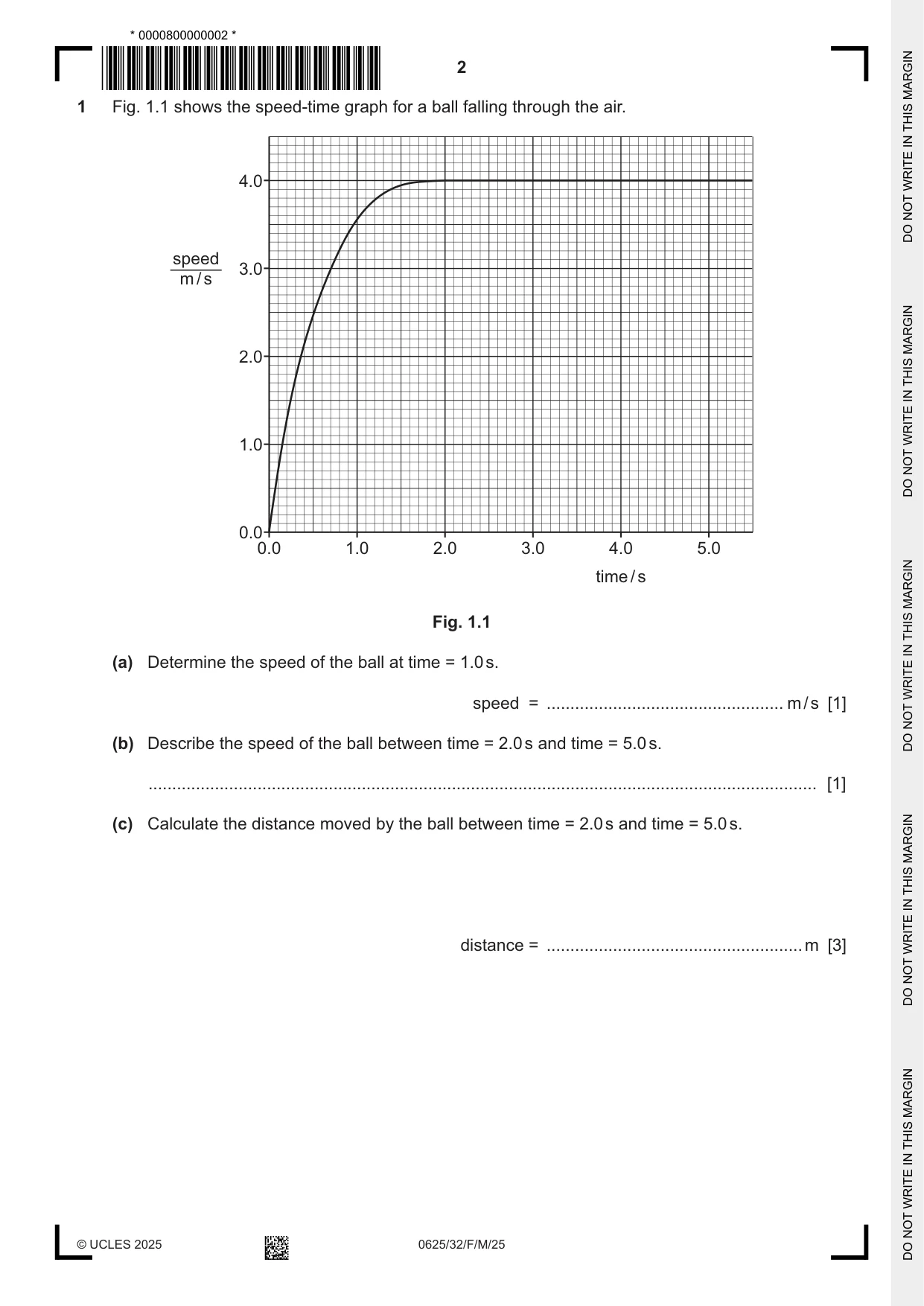 Cambridge IGCSE Physics 0625 2025 Feb/March Paper 3 · Variant 2 question paper, page 2 of 16