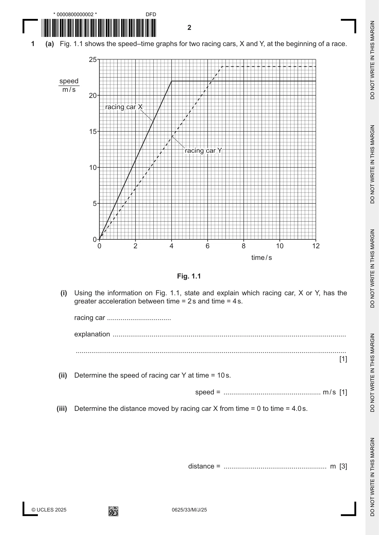 Cambridge IGCSE Physics 0625 2025 May/June Paper 3 · Variant 3 question paper, page 2 of 16
