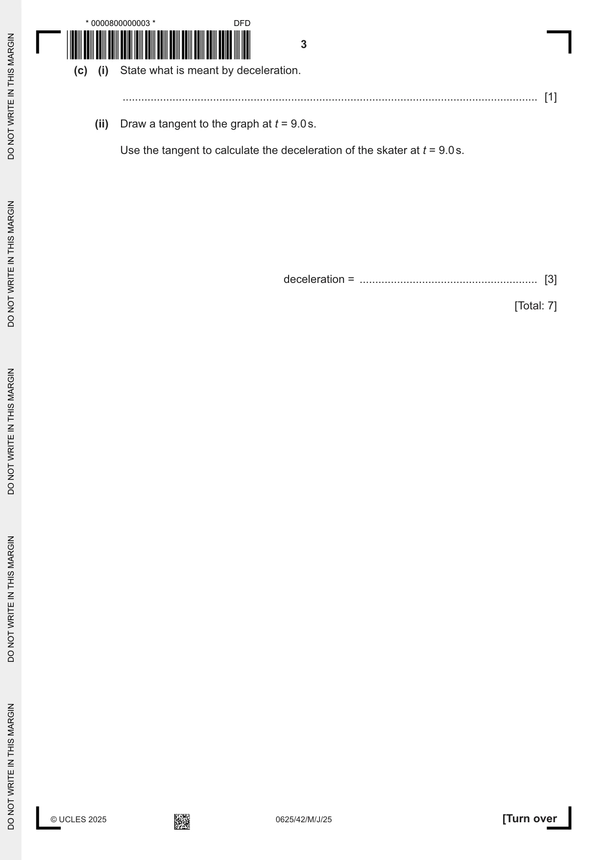 Cambridge IGCSE Physics 0625 2025 May/June Paper 4 · Variant 2 question paper, page 3 of 20