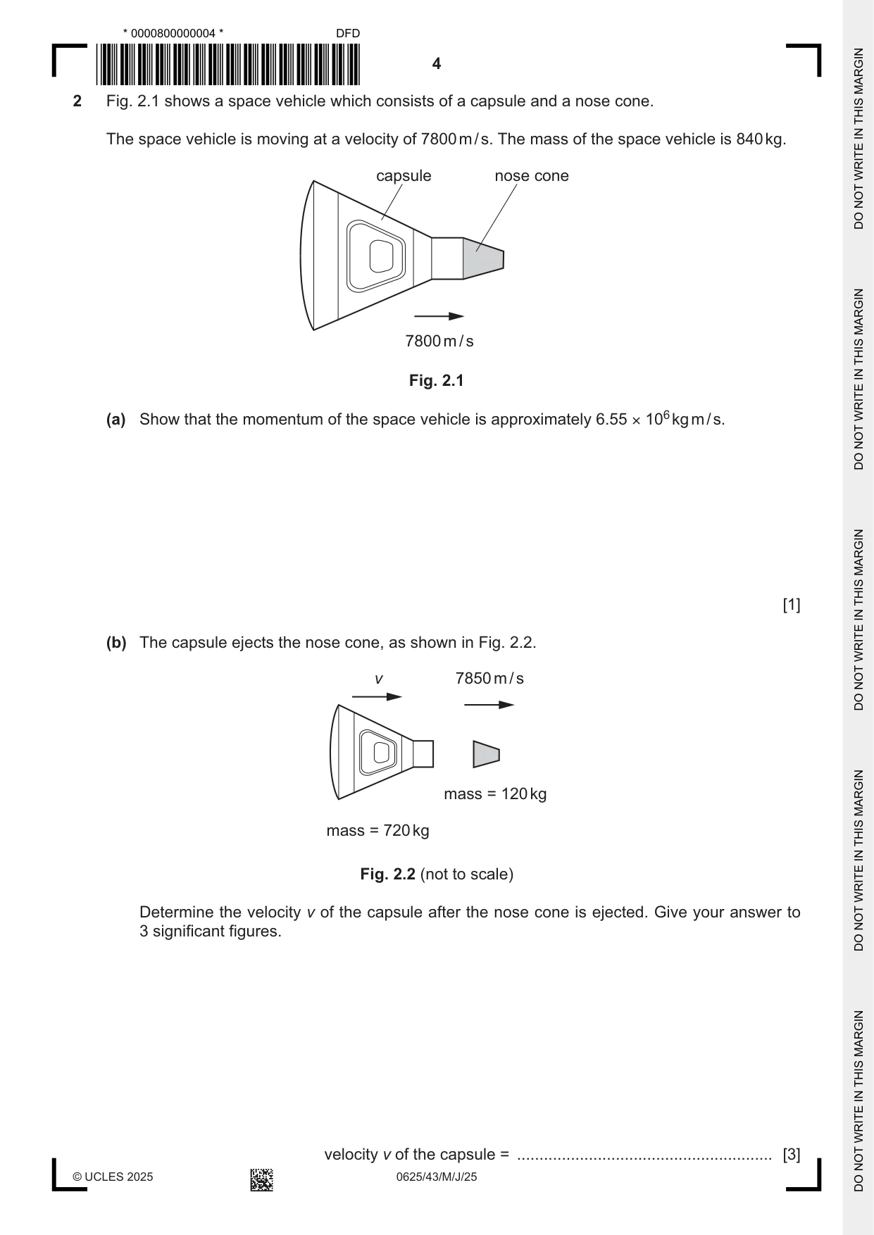 Cambridge IGCSE Physics 0625 2025 May/June Paper 4 · Variant 3 question paper, page 4 of 16