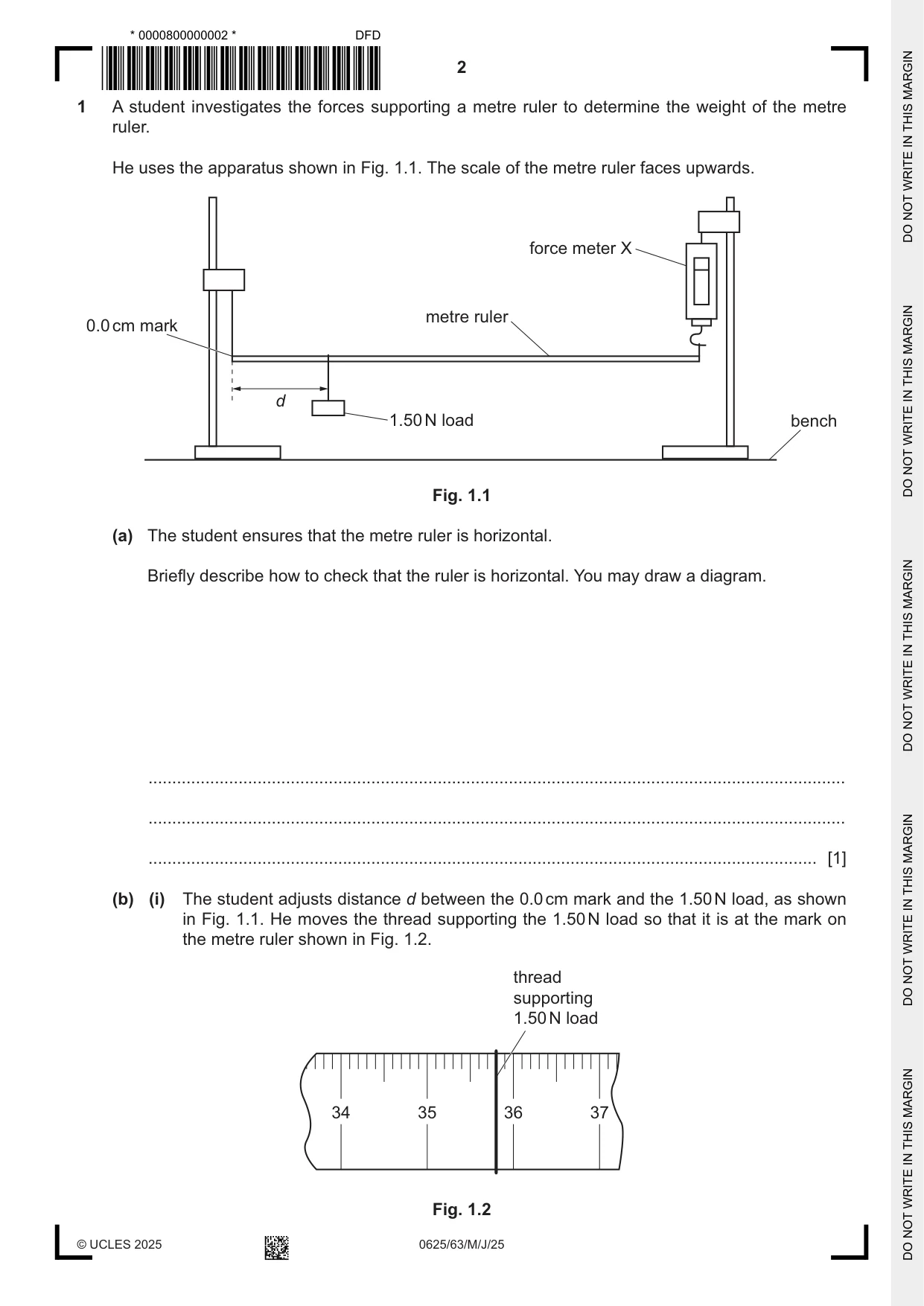 Cambridge IGCSE Physics 0625 2025 May/June Paper 6 · Variant 3 question paper, page 2 of 16