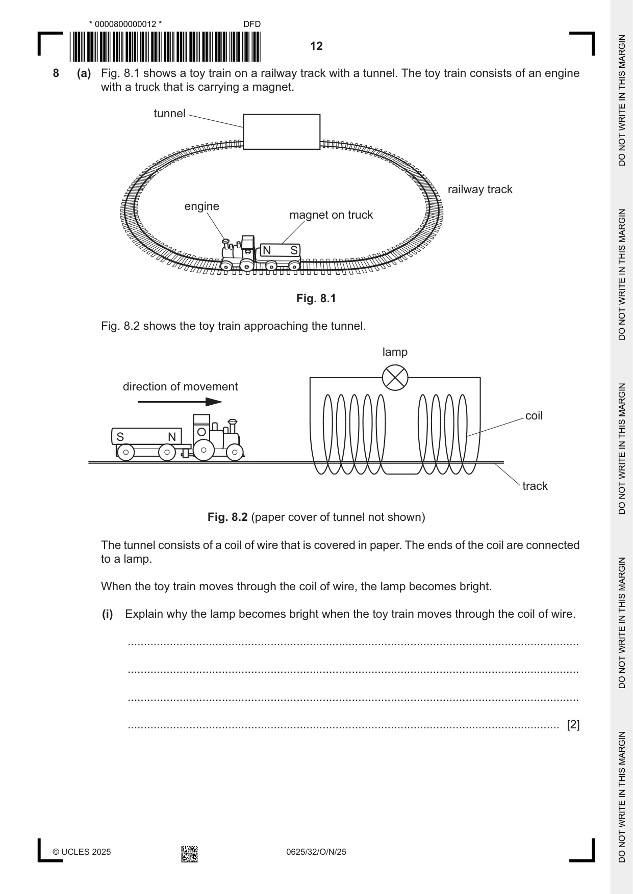 Cambridge IGCSE Physics 0625 2025 Oct/Nov Paper 3 · Variant 2 question paper, page 12 of 16