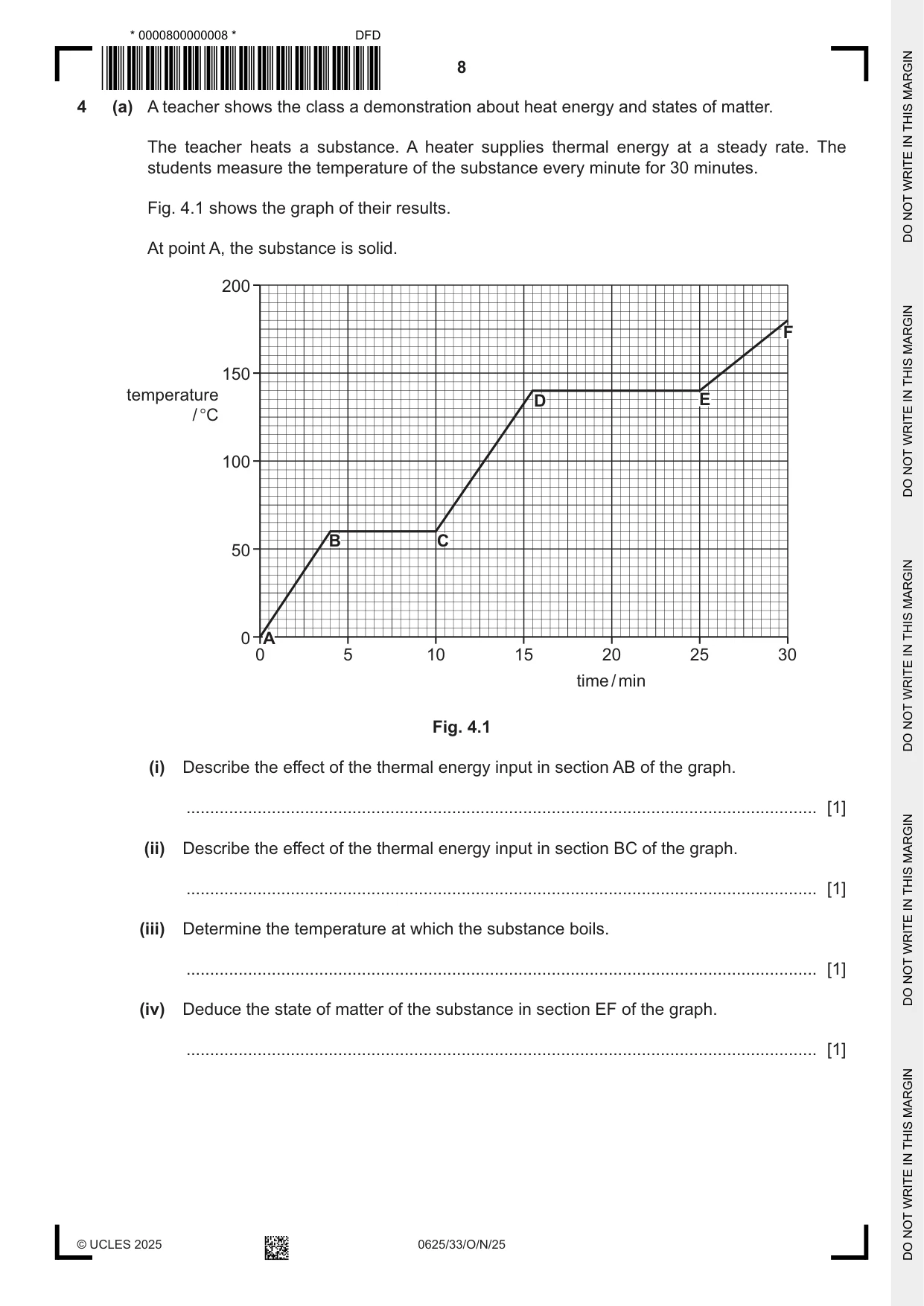 Cambridge IGCSE Physics 0625 2025 Oct/Nov Paper 3 · Variant 3 question paper, page 8 of 16