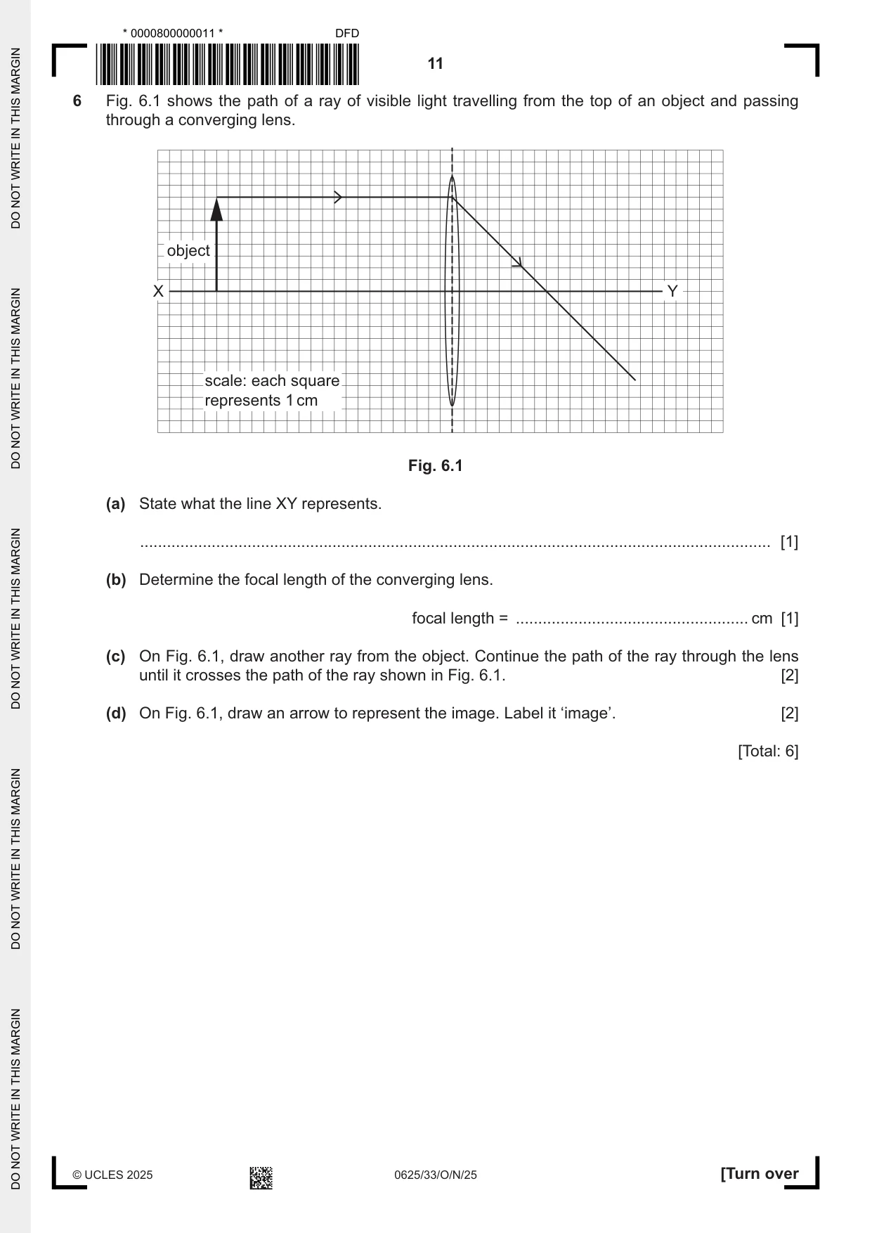 Cambridge IGCSE Physics 0625 2025 Oct/Nov Paper 3 · Variant 3 question paper, page 11 of 16