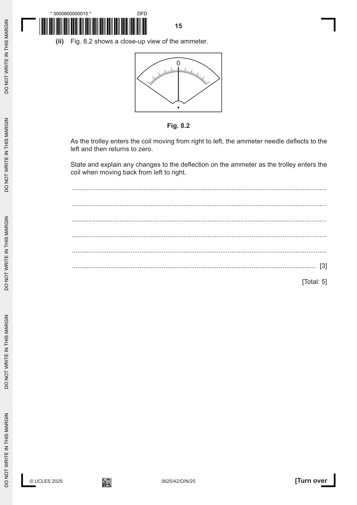 Cambridge IGCSE Physics 0625 2025 Oct/Nov Paper 4 · Variant 2 question paper, page 15 of 20