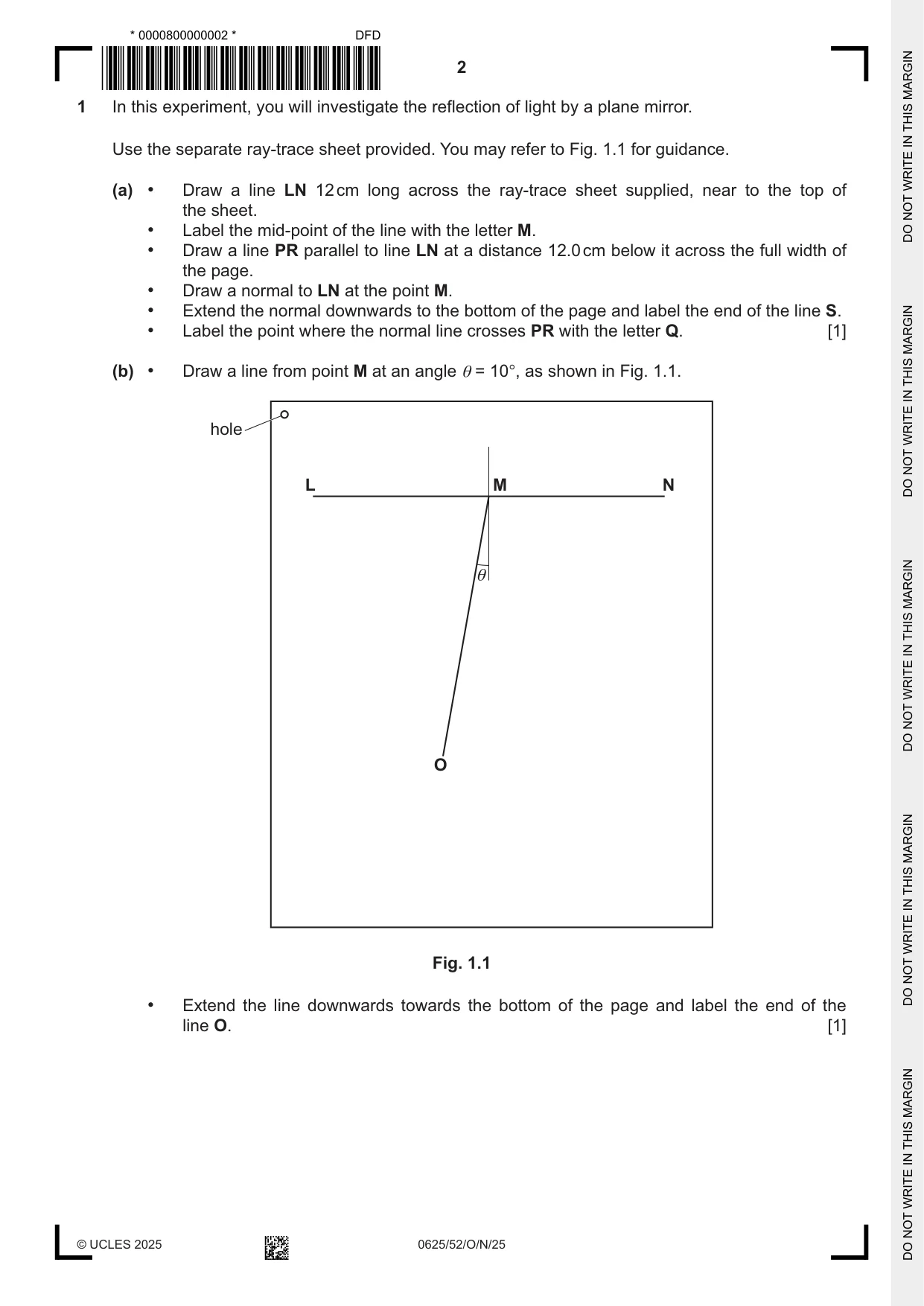 Cambridge IGCSE Physics 0625 2025 Oct/Nov Paper 5 · Variant 2 question paper, page 2 of 16