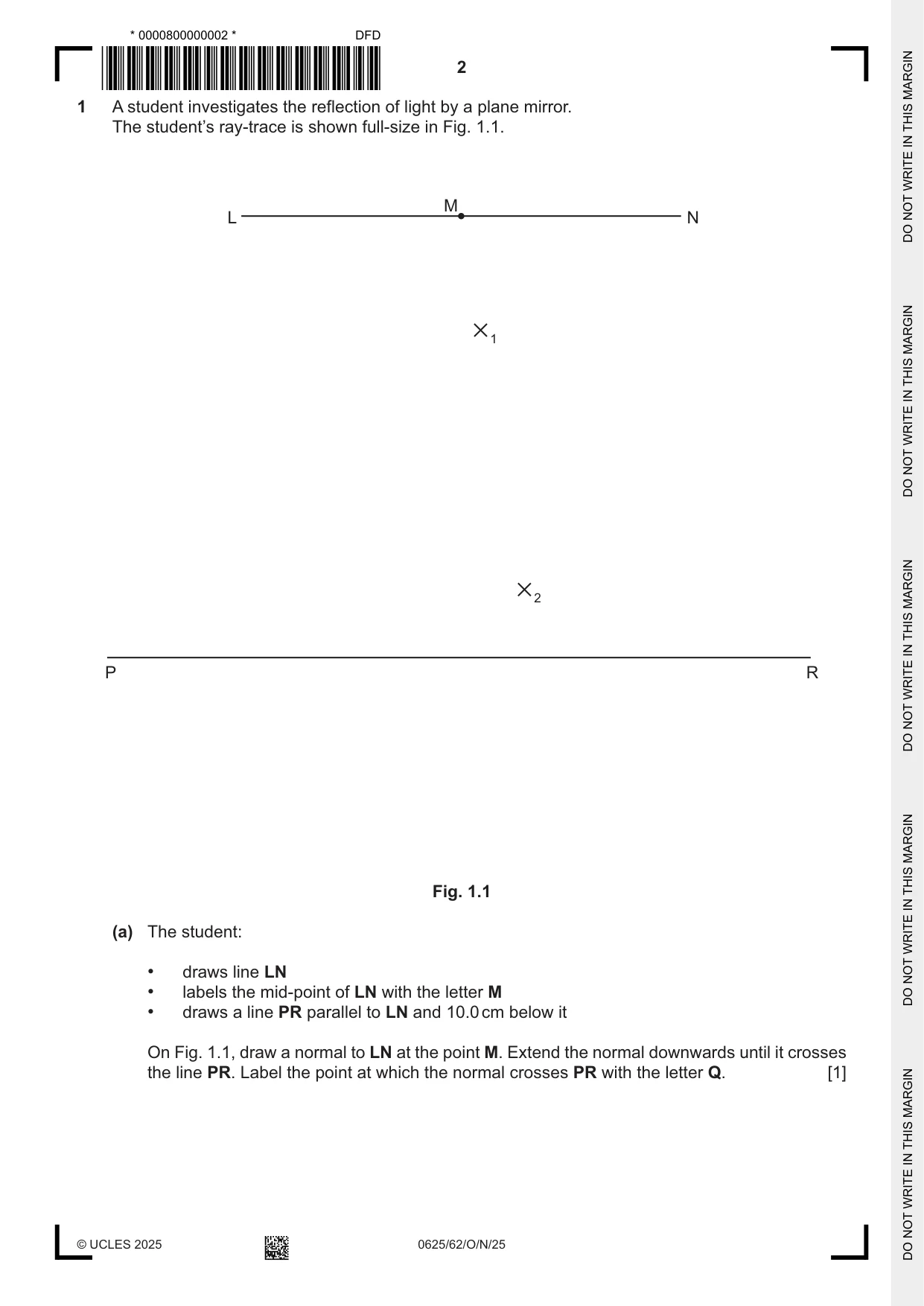 Cambridge IGCSE Physics 0625 2025 Oct/Nov Paper 6 · Variant 2 question paper, page 2 of 16