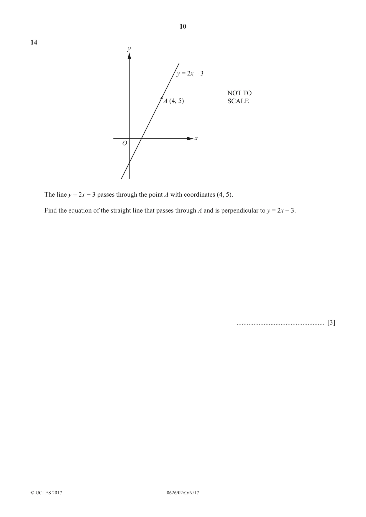 Cambridge IGCSE Mathematics (9-1) (UK only) 0626 2017 Oct/Nov Paper 2 · Variant 1 question paper, page 10 of 16
