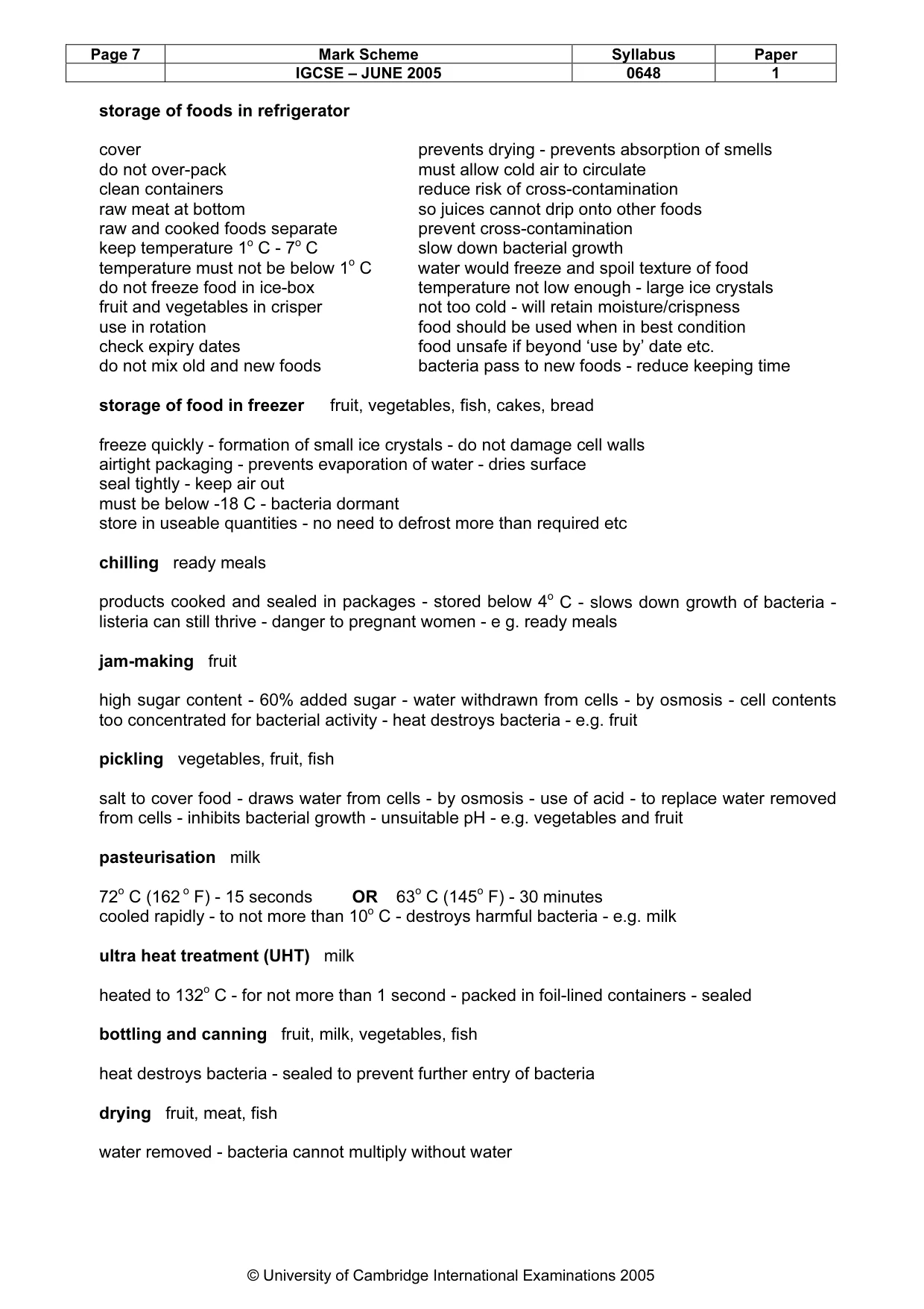 Mark scheme, page 10 of 13