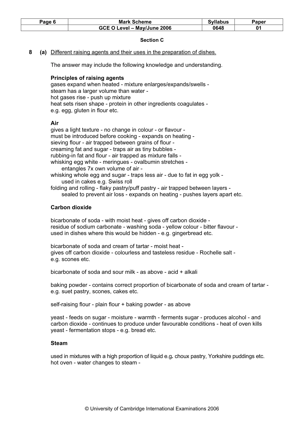 Mark scheme, page 7 of 10