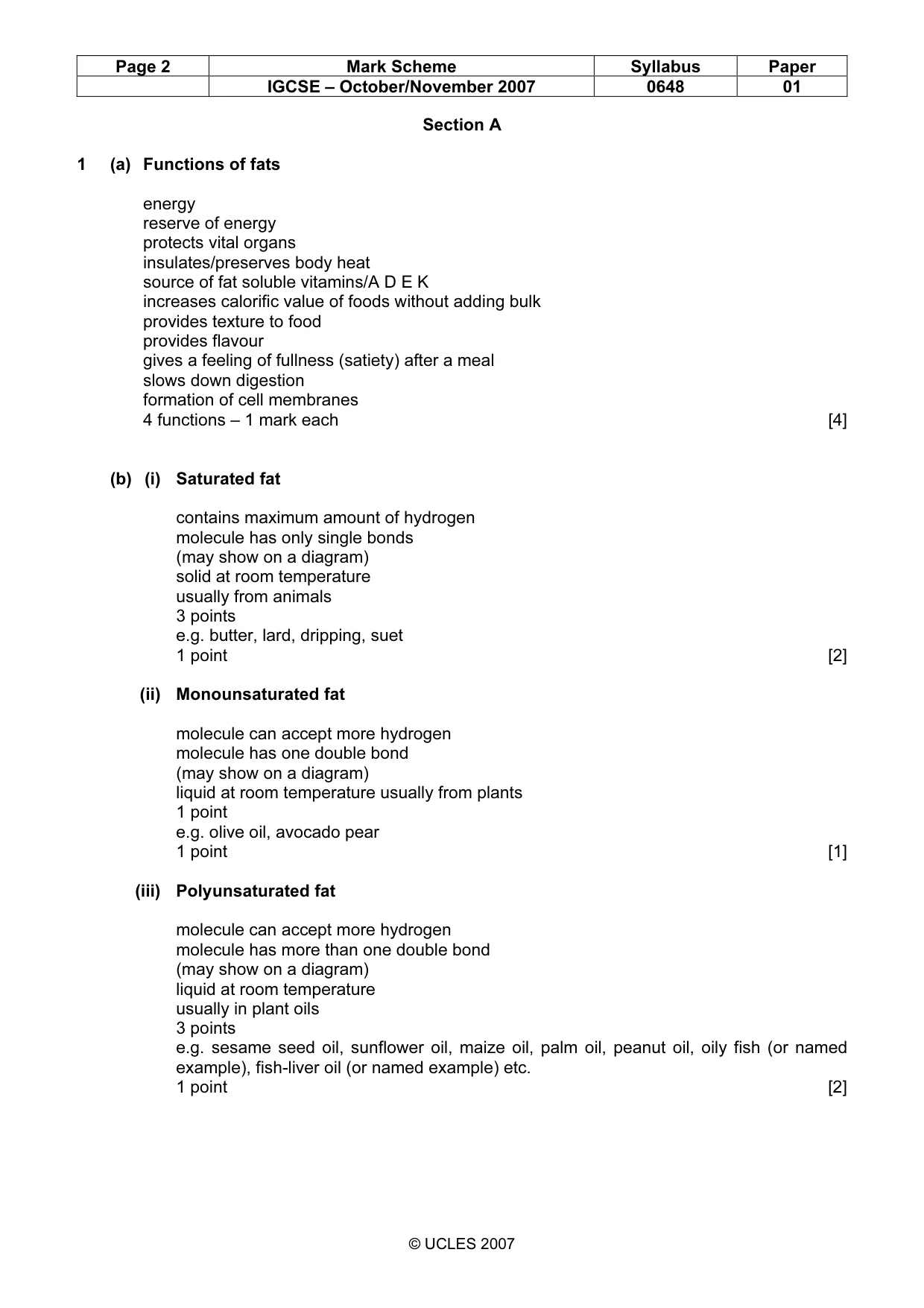 Mark scheme, page 2 of 13