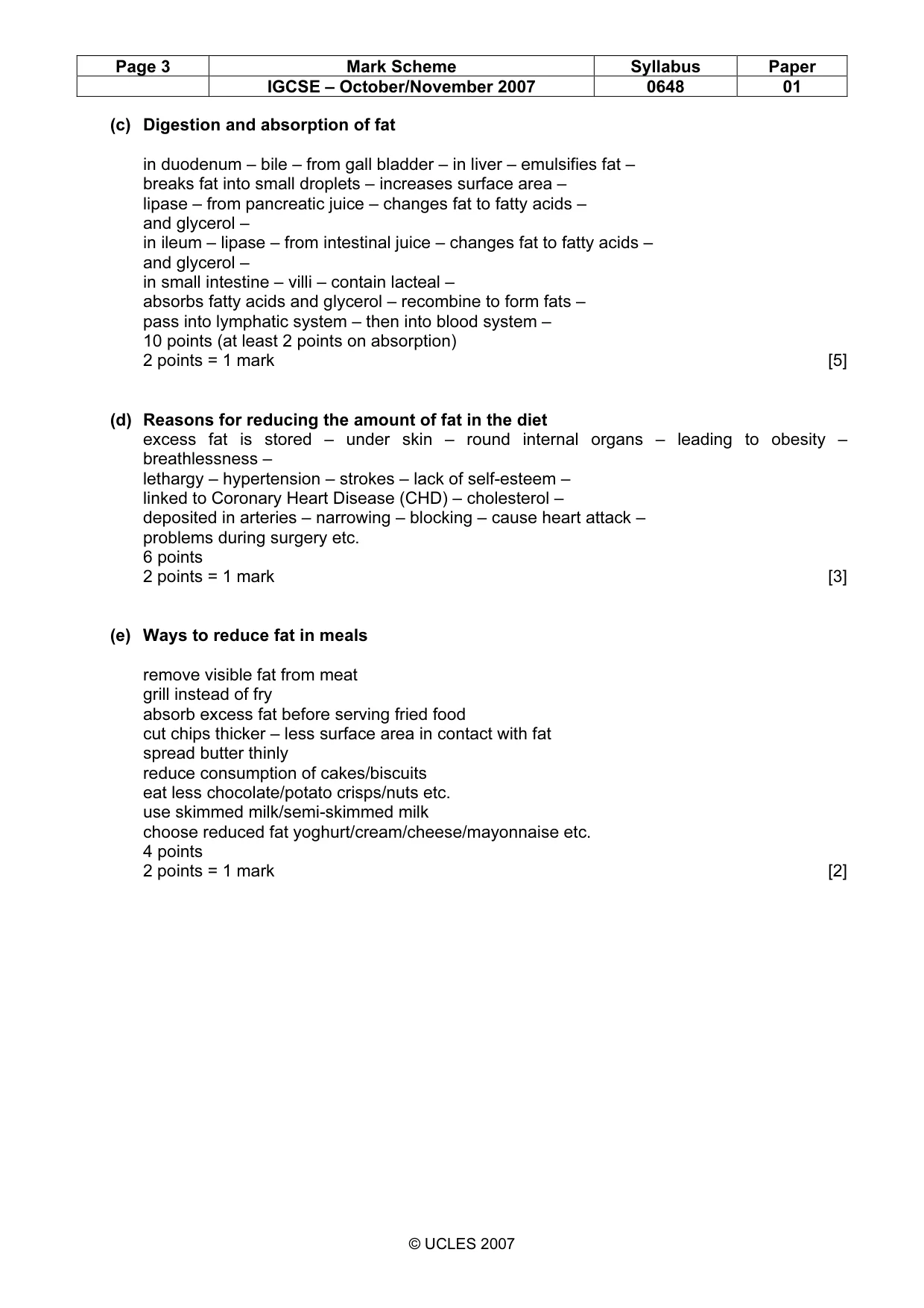 Mark scheme, page 3 of 13